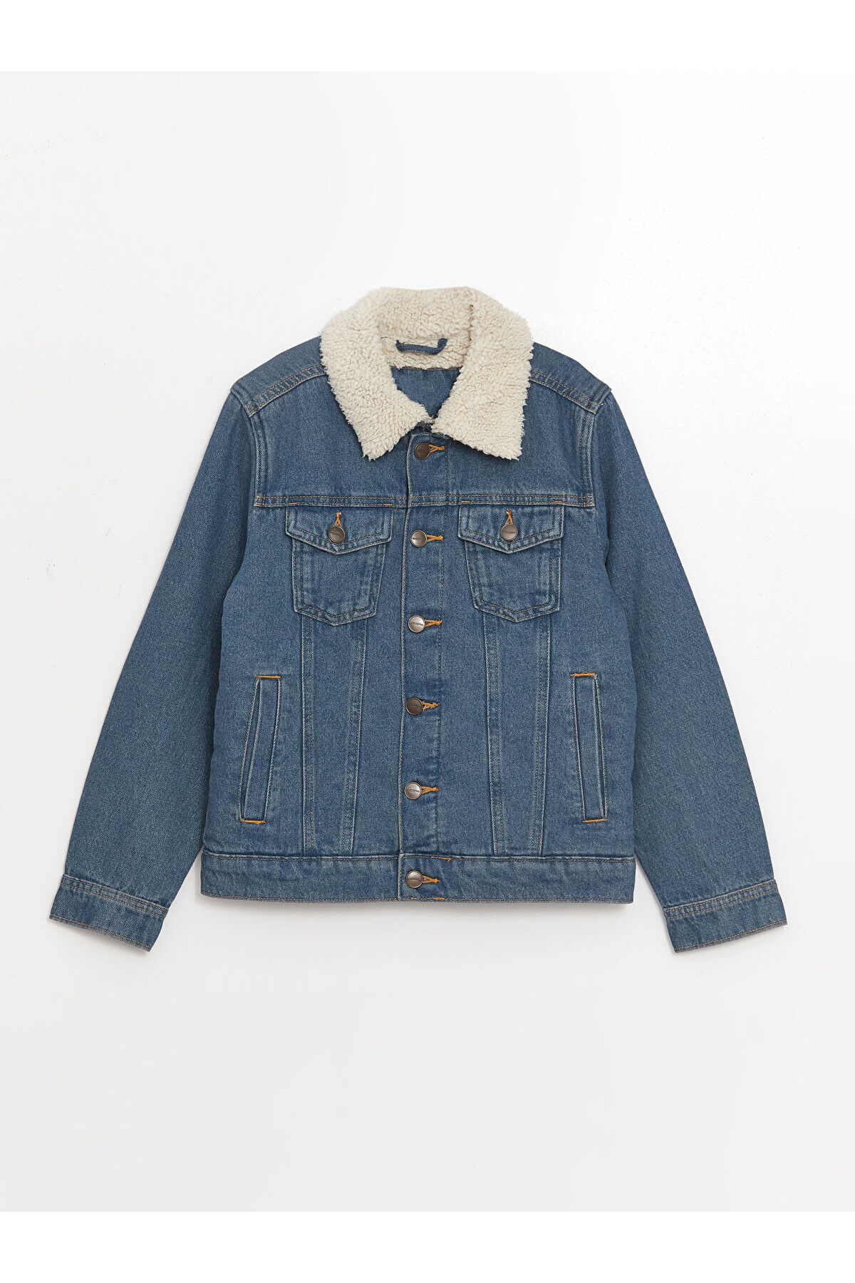 LC Waikiki Erkek Çocuk Jean Ceket fotoğrafı 2 (önizleme)