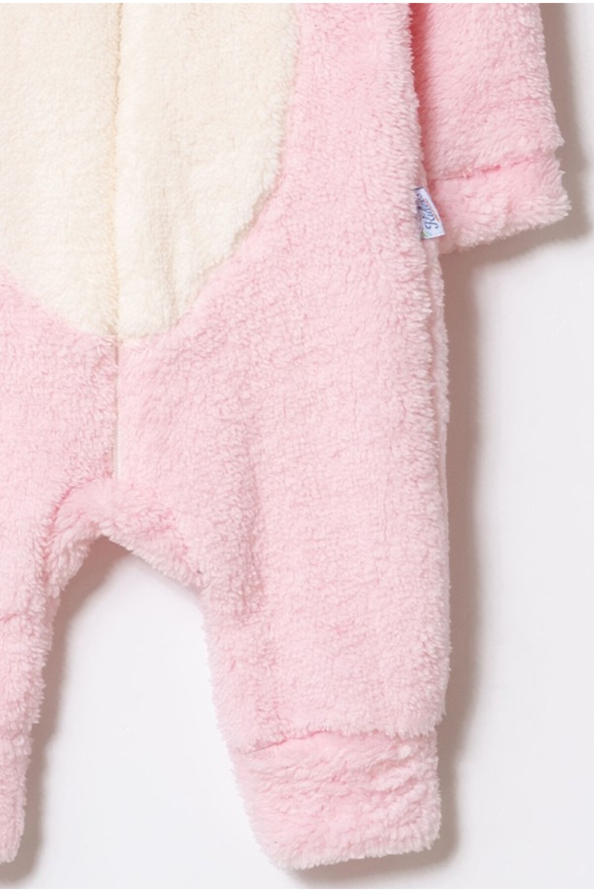 Chicsy Baby Unisex Bebek Kapüşonlu Tavşan Desenli Peluş Tulum fotoğrafı 7 (önizleme)