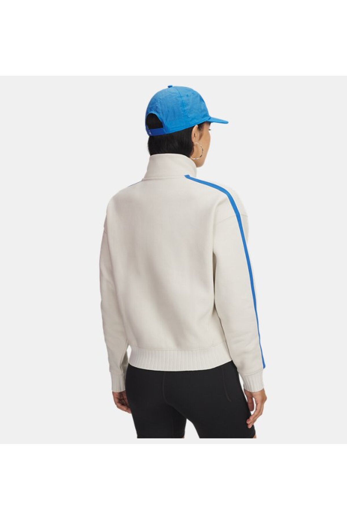 Under Armour Kadın UA Icon Heavyweight Fleece Yarım Fermuarlı Sweatshirt 6004850-110 görsel 2