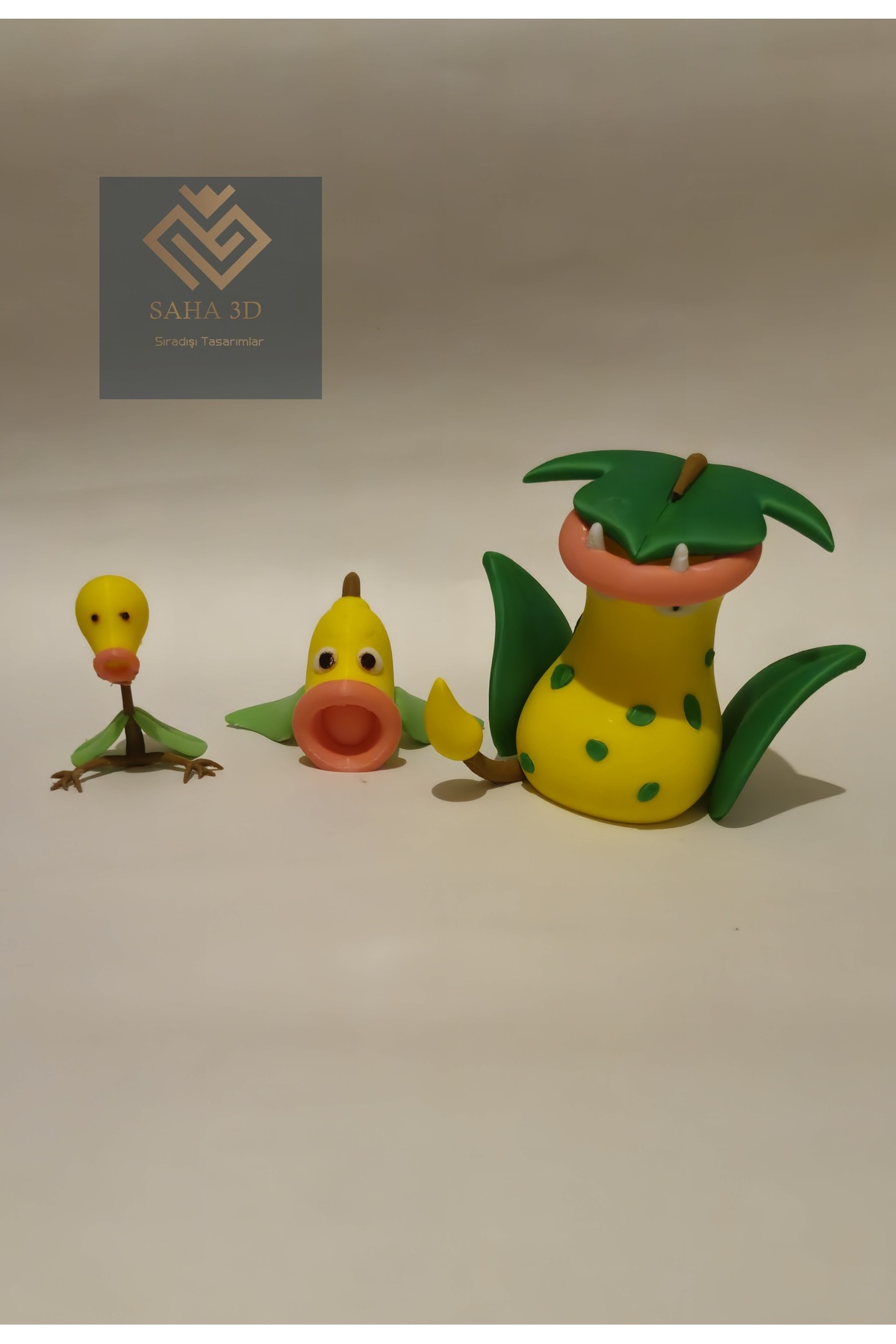 3-piece pokemon development set 5cm and 7cm