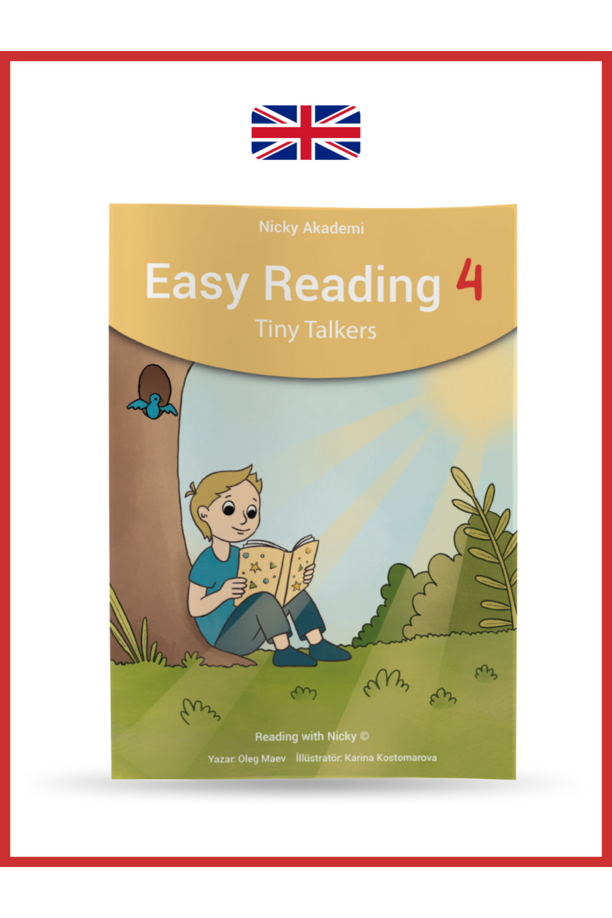 Reading with Nicky Kolay İngilizce Okuma – 4 (Easy English Reading 4). 32 Sayfa. A4.