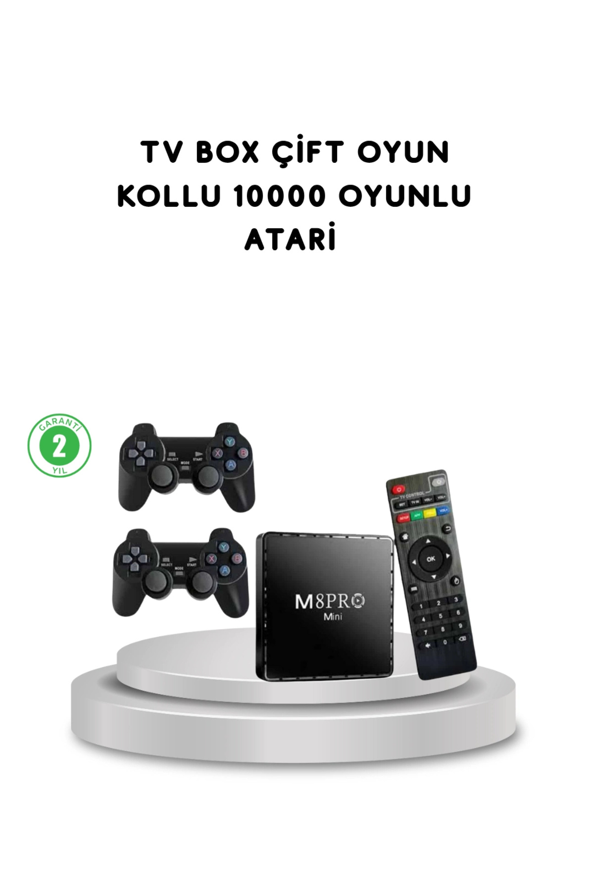 TeknomAVM M8Pro Mini 2 Android 12 64 GB TV Box – 10K Ultra HD Görüntü & Oyun Keyfi