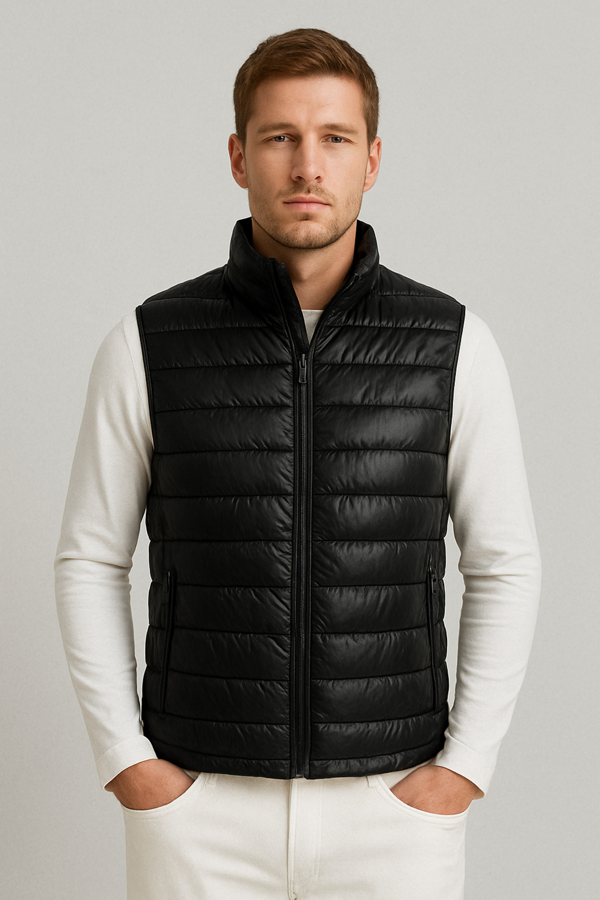 Remy's Parlak Yelek Mont