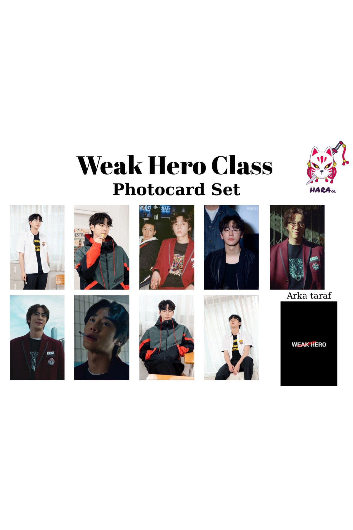 Hara Company Weak Hero Class Kdraması Jun ( Geum Seong je ) Kdrama Photocard Seti