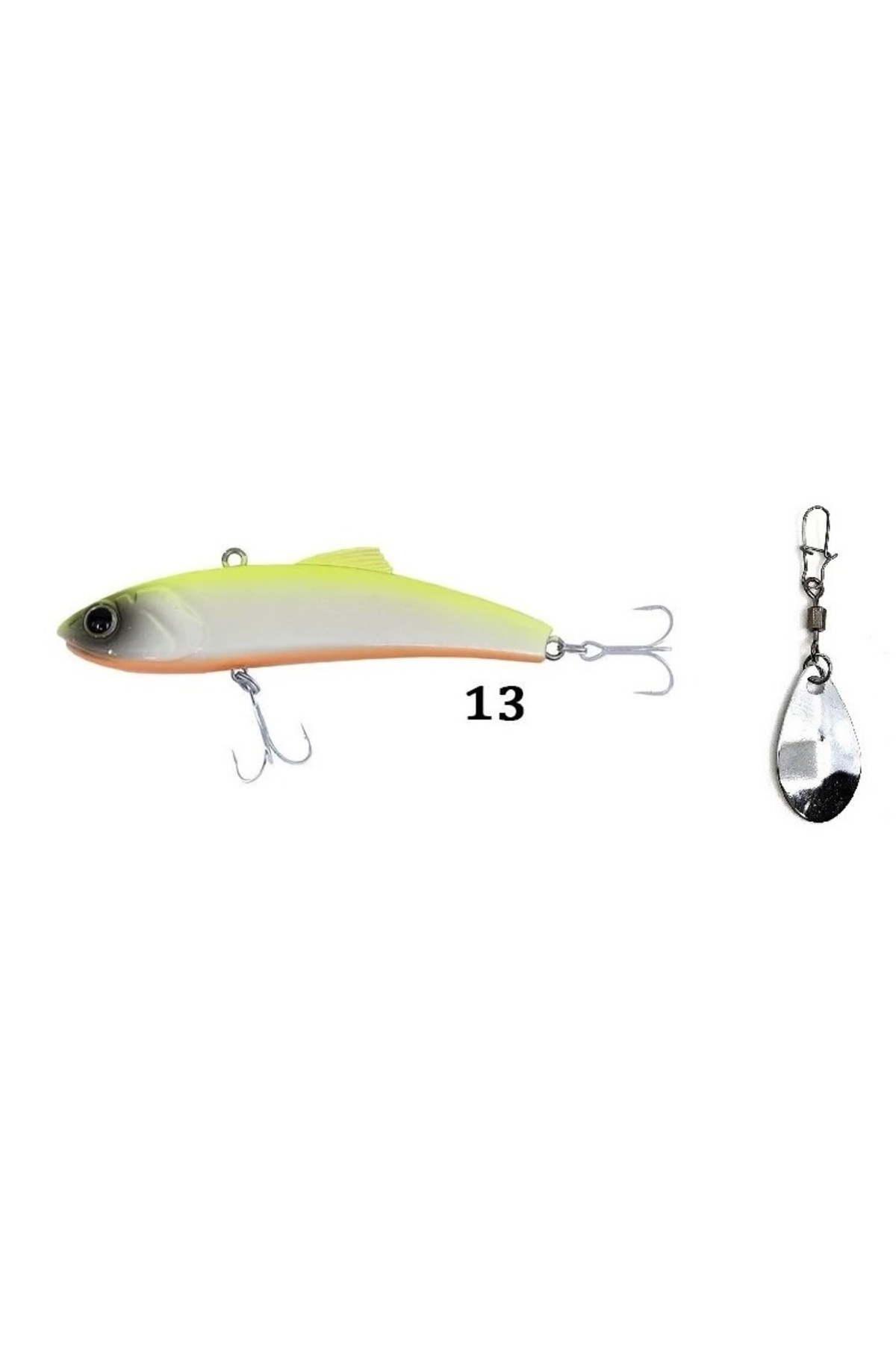 Kendo Zero Arise SH Vib 83S 83mm 26gr Sinking Maket Balık (Kaşıklı) 13