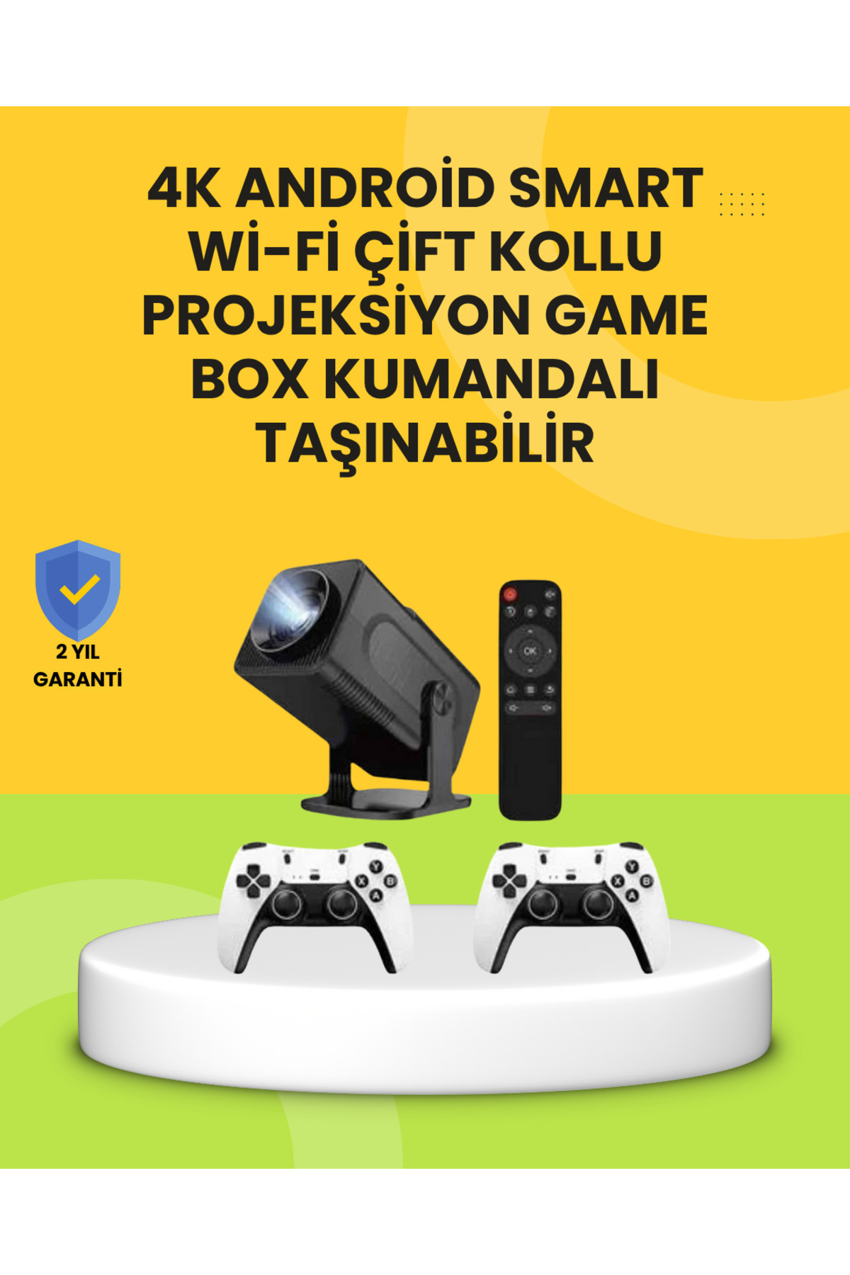 MKR HCS350pro Android 11 İşletim Sistemli Mini Projektör