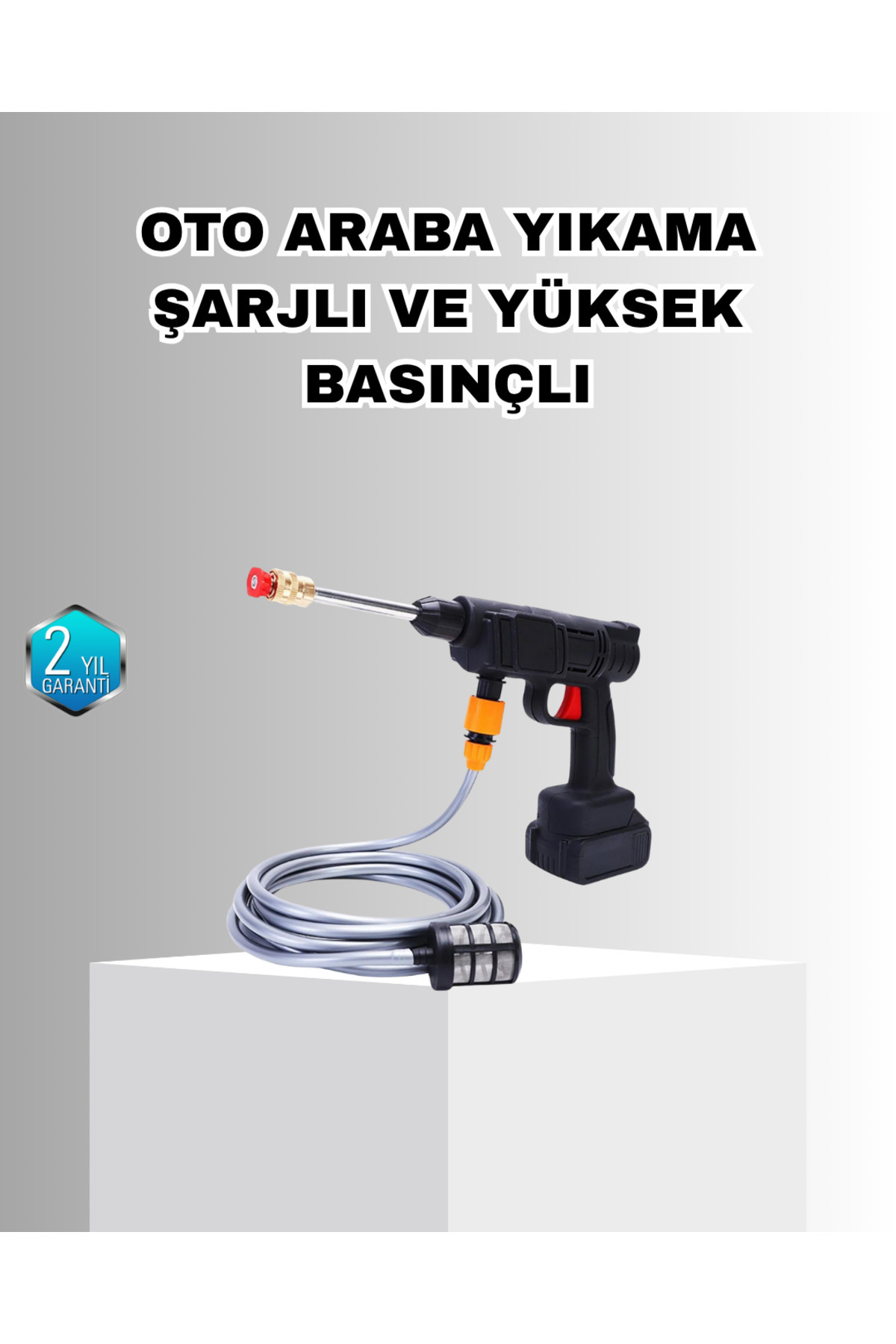 tgzm 21V Akülü Basınçlı Yıkama Makinesi Çift Akülü ve Hızlı Şarj Özellikli - TGZ1071-8569