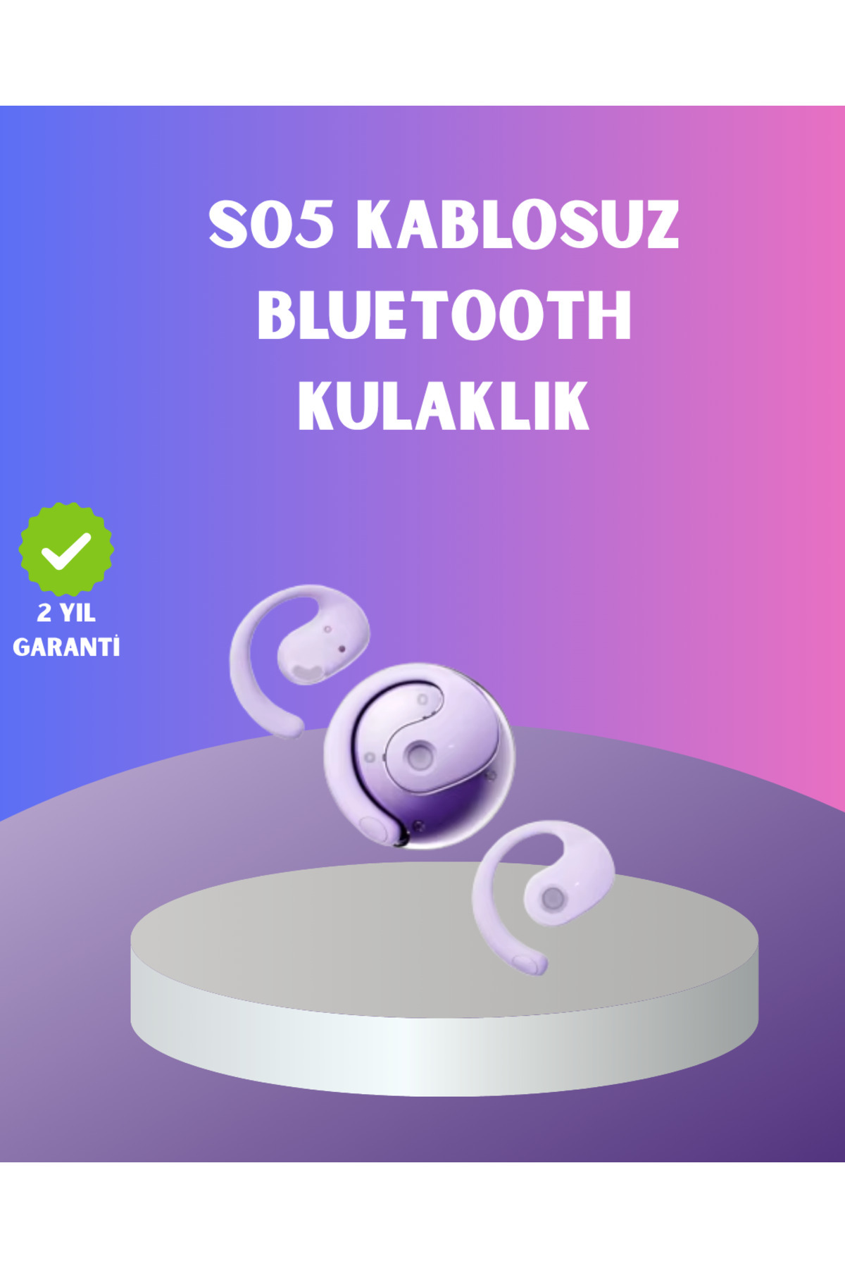 LTG Nova S05 Spor Kulaklığı – Kemik İletimli Kulak Kanalını Tıkamayan Yapı