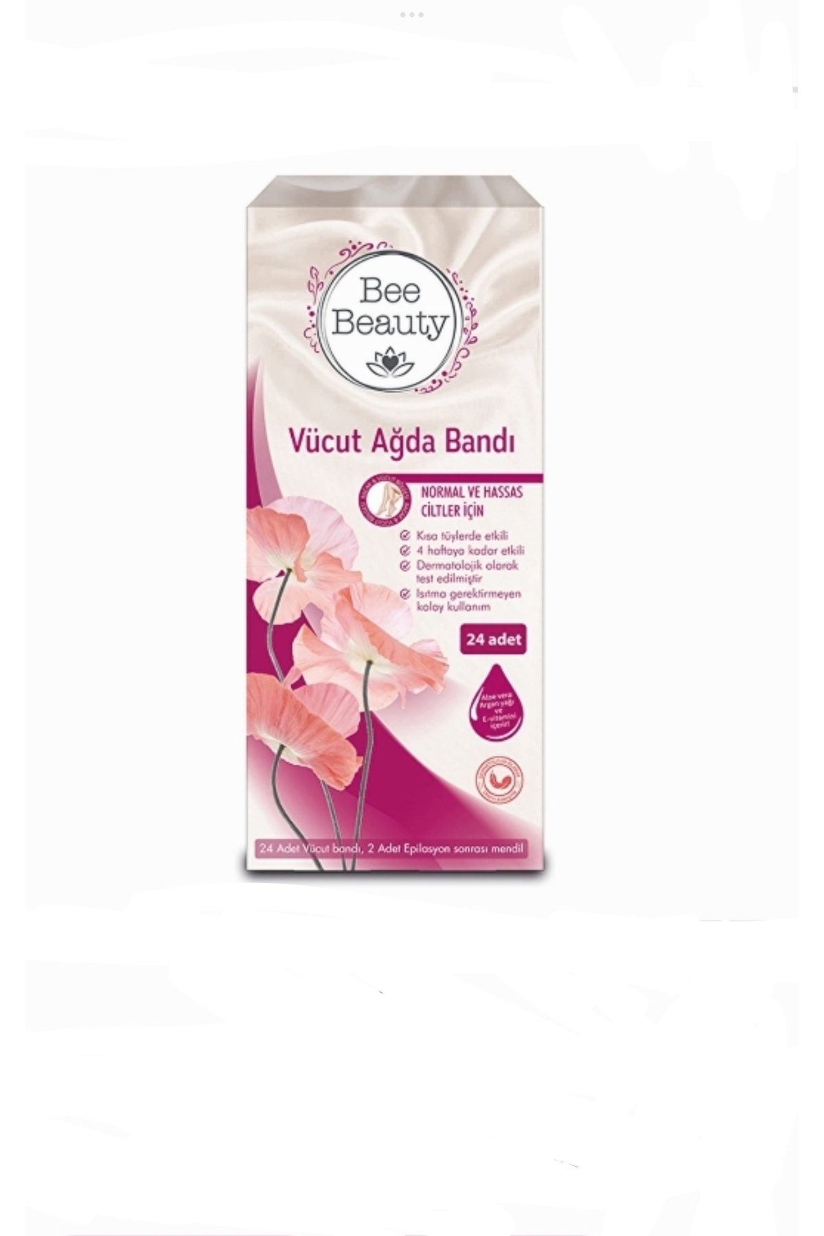 Bee Beauty Vücut Ağda Bandı Normal Ve Hassas Ciltler 24'lü