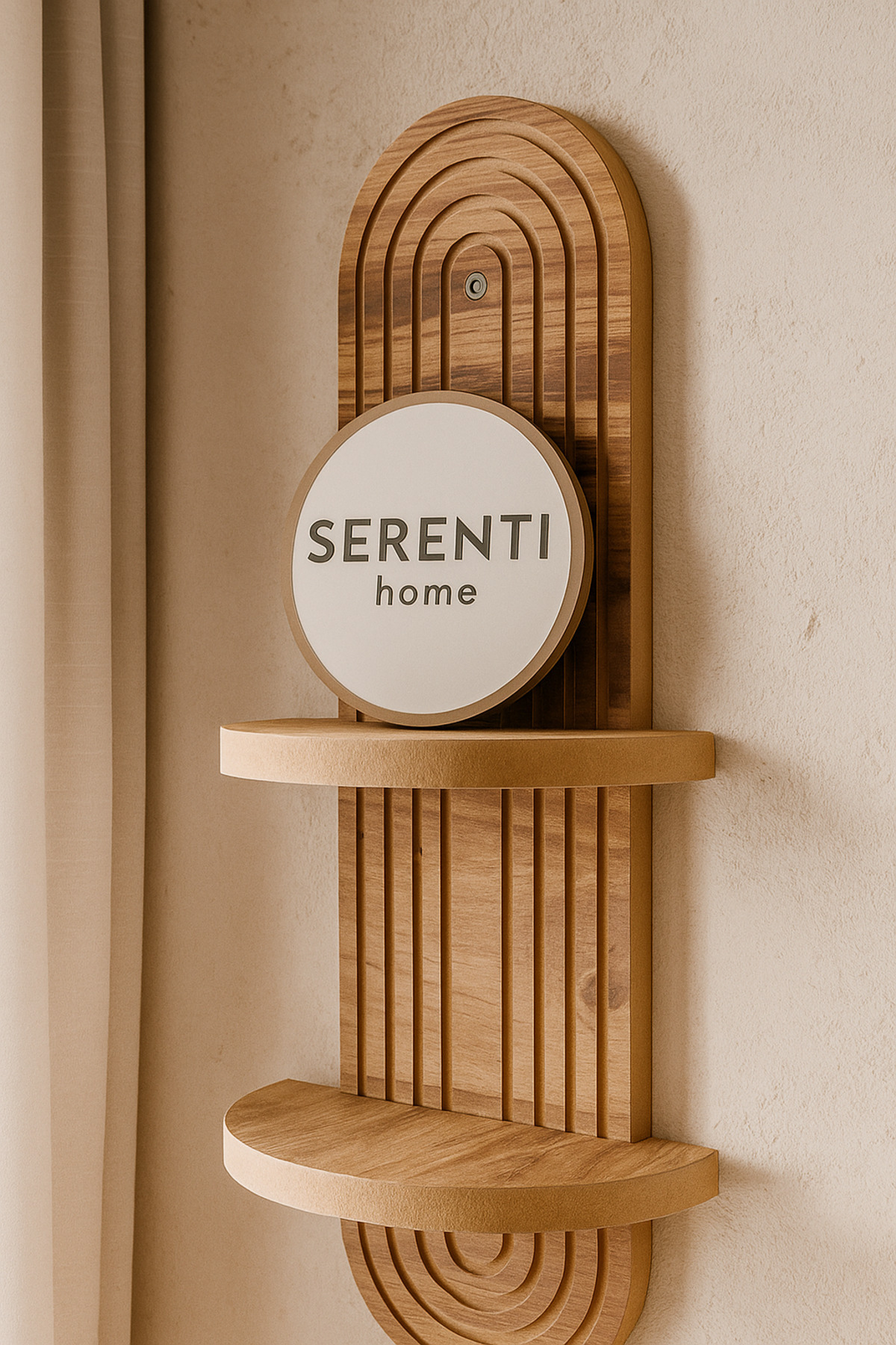 Serenti Home Dekoratif Duvar Rafı (54x15 cm)