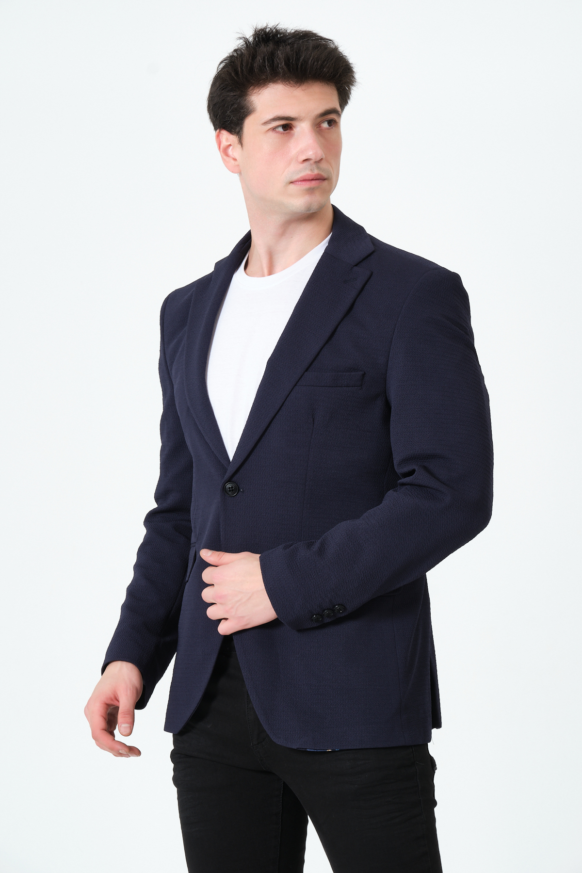 VALUE FASHION  Erkek Ceket, Slim Fit Astarlı Spor Şık Ceket - Görsel 3