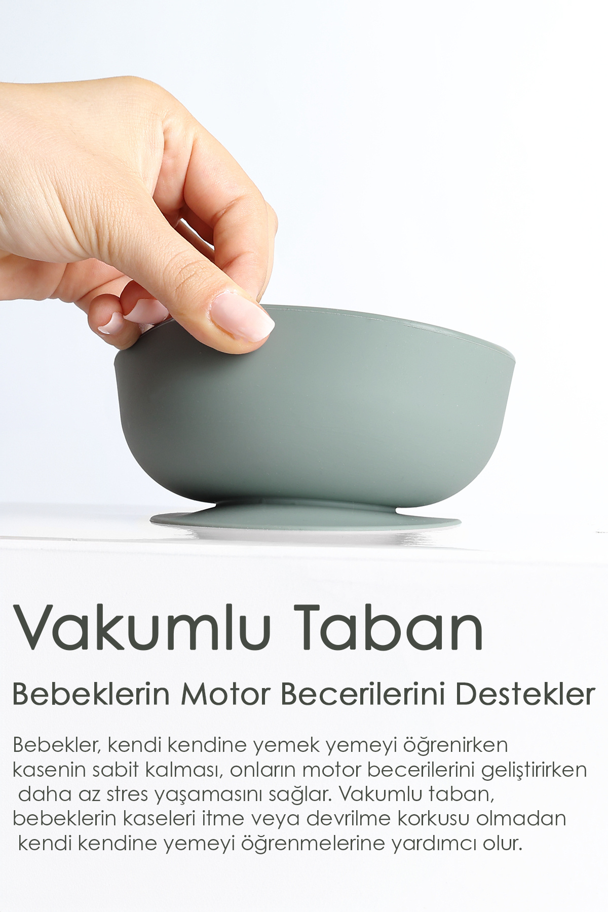 Meleni Baby 5'li Silikon Diş Kaşıyıcı Seti - Vakumlu Kase Hediyeli Hayvan ve Kaktüs Şekilli Dişlik Seti Yeşil fotoğrafı 2 (önizleme)