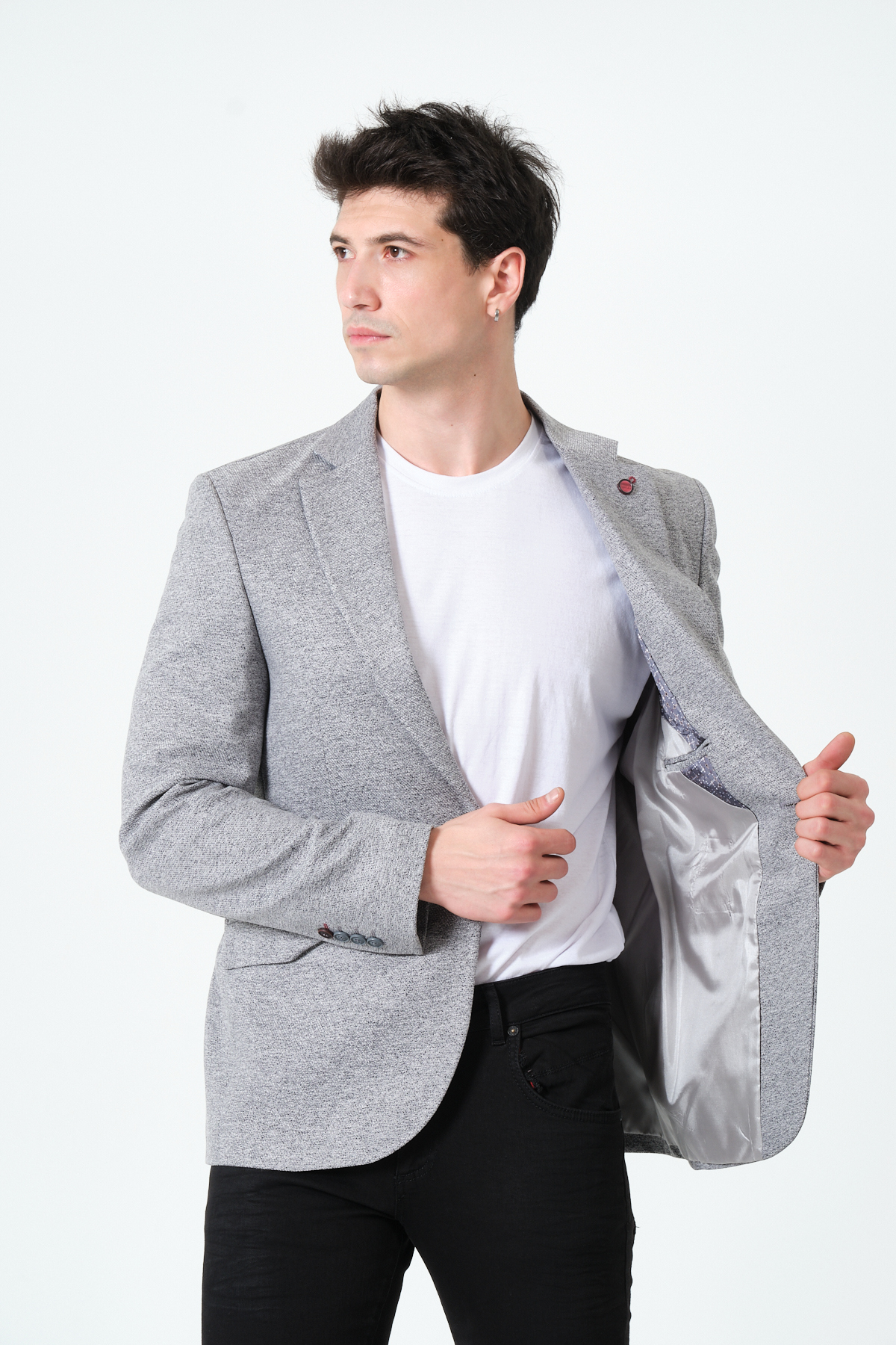 VALUE FASHION  Erkek Ceket, Slim Fit Astarlı Spor Şık Ceket - Görsel 7