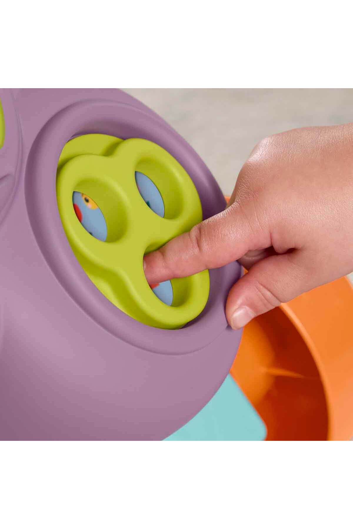 Fisher Price Sesli ve Işıklı Benimle Öğren Mor Maymun Yürüteç JGW94 fotoğrafı 5 (önizleme)