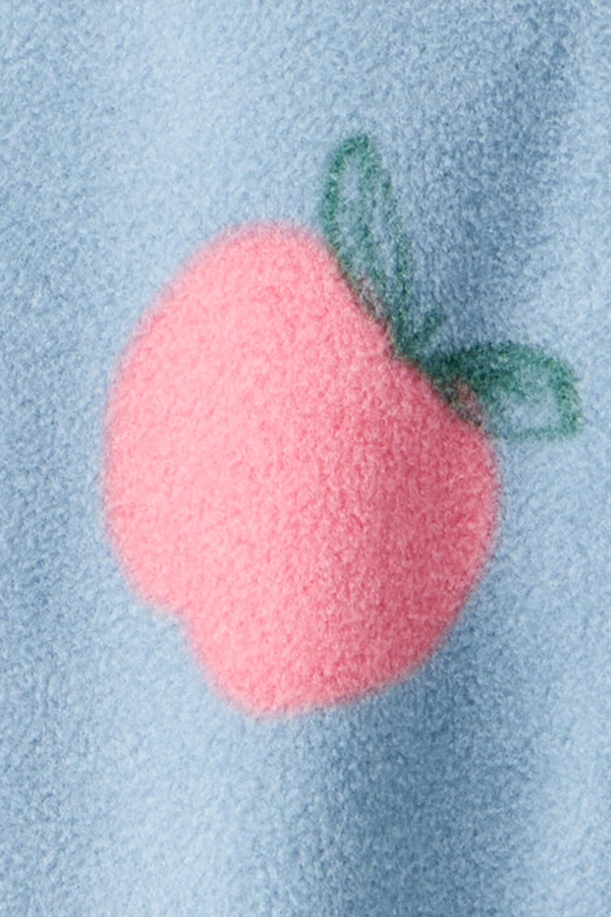 Carter's Kız Bebek Mavi Polar Tulum fotoğrafı 3 (önizleme)