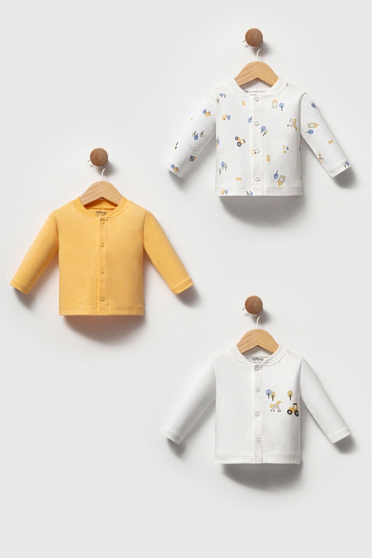 Tiffany Traktör Desen 3’Lü Hırka fotoğrafı 2 (önizleme)