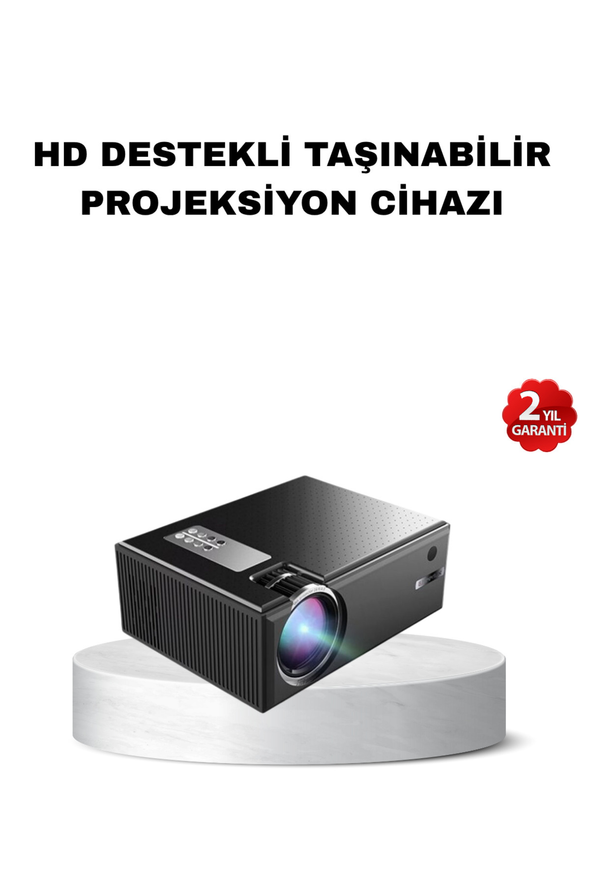 ZERO LAND MTXDPN Taşınabilir Full HD Projeksiyon Cihazı Yüksek Parlaklık ve Geniş (162832) Bağlantı Seçenekl