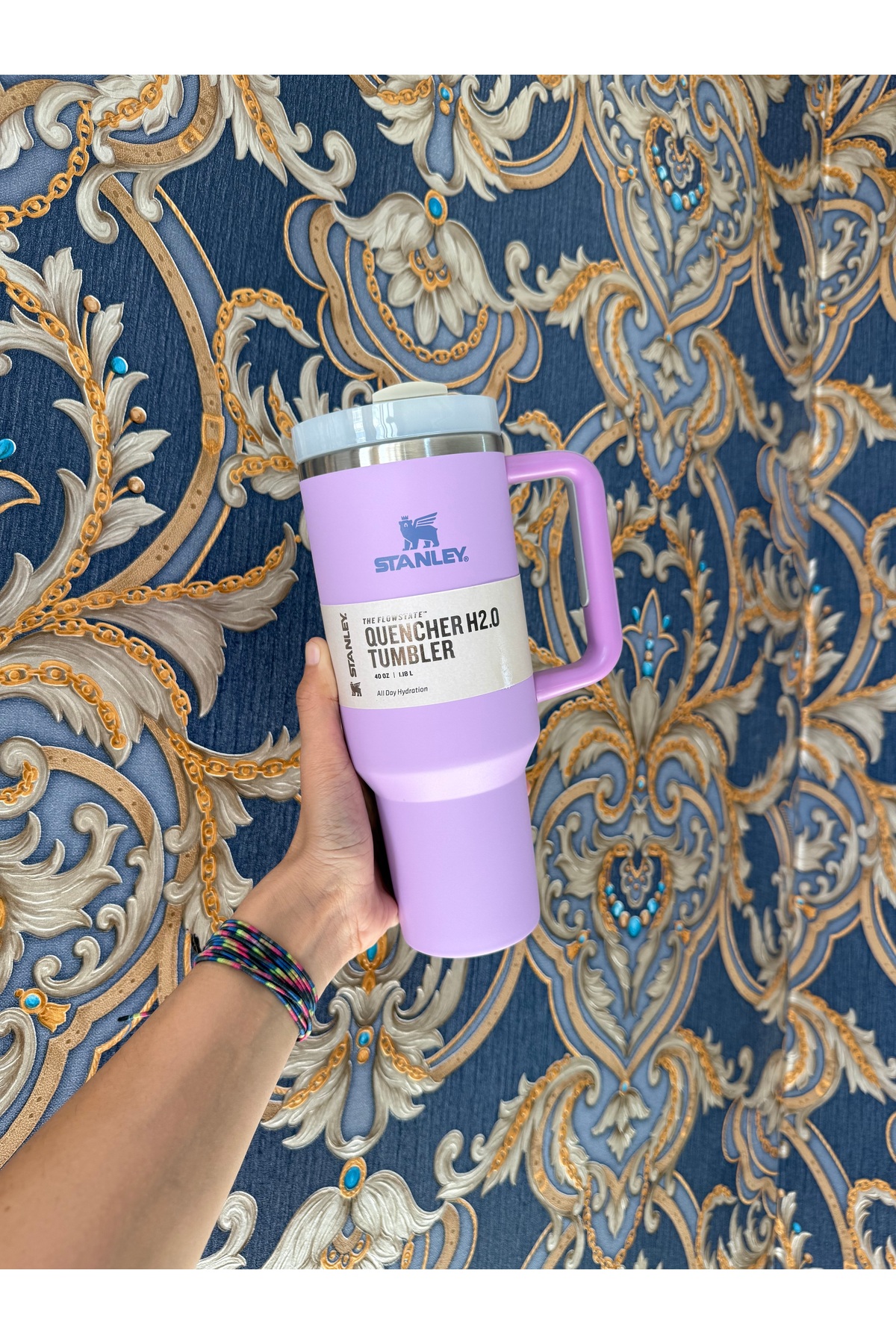 Abbie pipetli Quencher H2.0 Flowstat Paslanmaz Çelik Yalıtımlı Bardak 40 Oz 1,18 Lt Orchid fotoğrafı 4 (önizleme)
