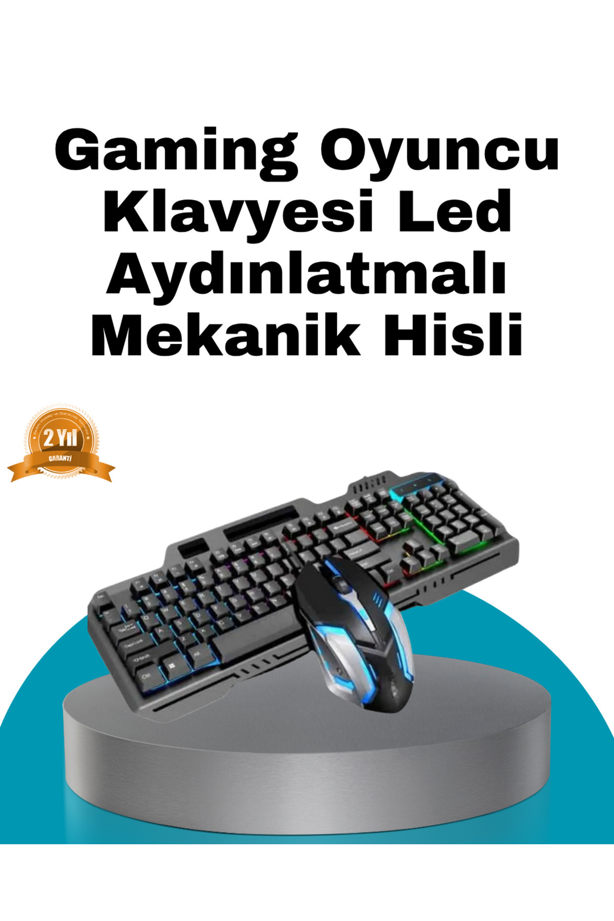 ZERO LAND NRTMSA Mekanik Seti – LED Işıklandırma ve (190231) Ergonomik Mouse