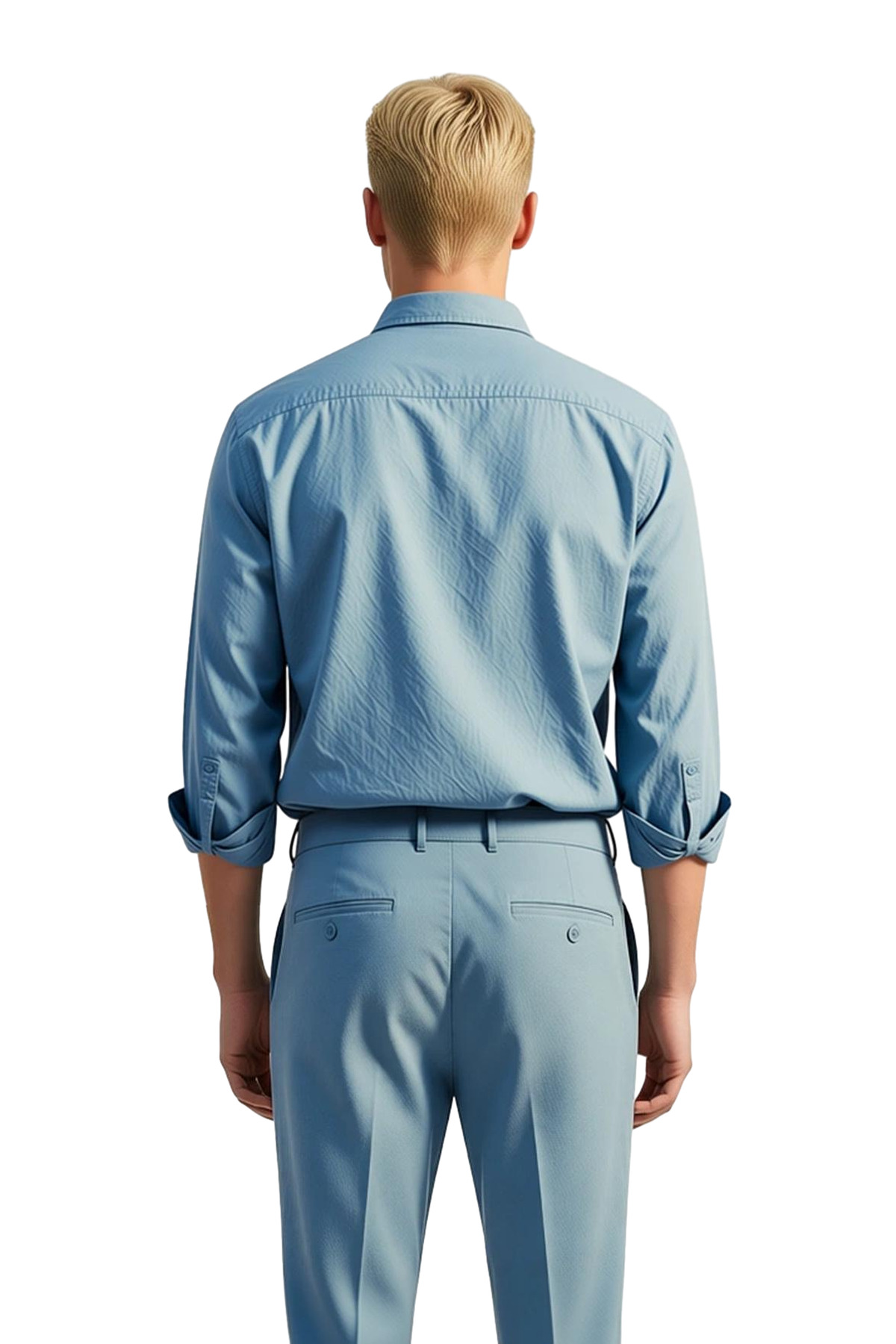 Unisex Regular Fit Pamuklu Keten Görünümlü Uzun Kollu Gömlek Gündelik Şıklık Sunar Estetik