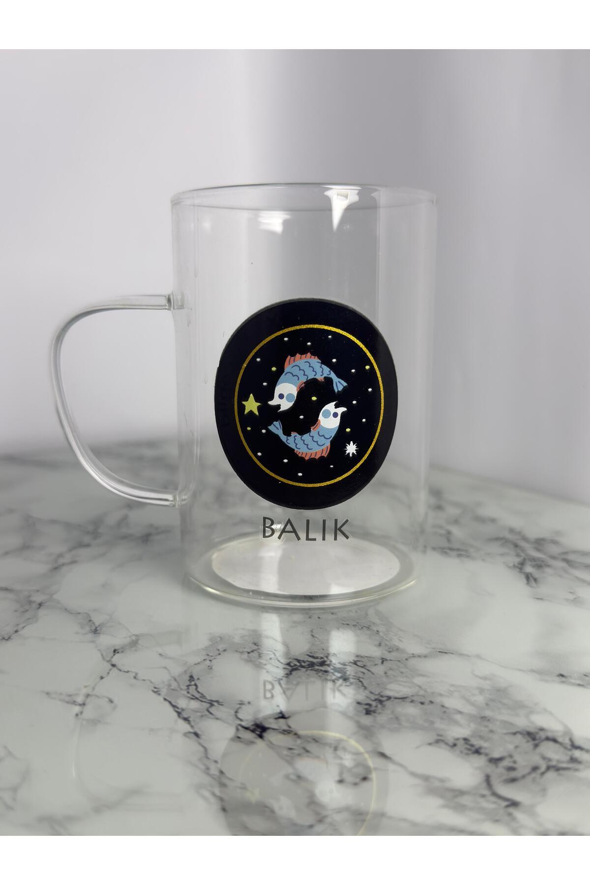 YelkovanStudio Isıda Renk Değiştiren Burç Bardağı Borosilikat Burç Bardakları Burçlar |