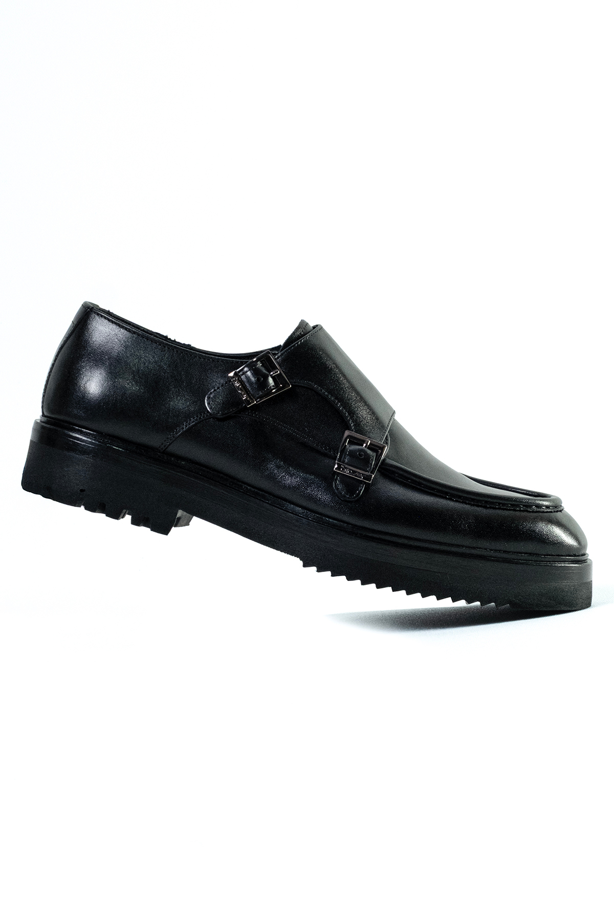 NEWDERİSAN Erkek Premium Hakiki Deri Çift Tokalı(Double Monk Strap) Lüks Klasik Ayakkabı görsel 4