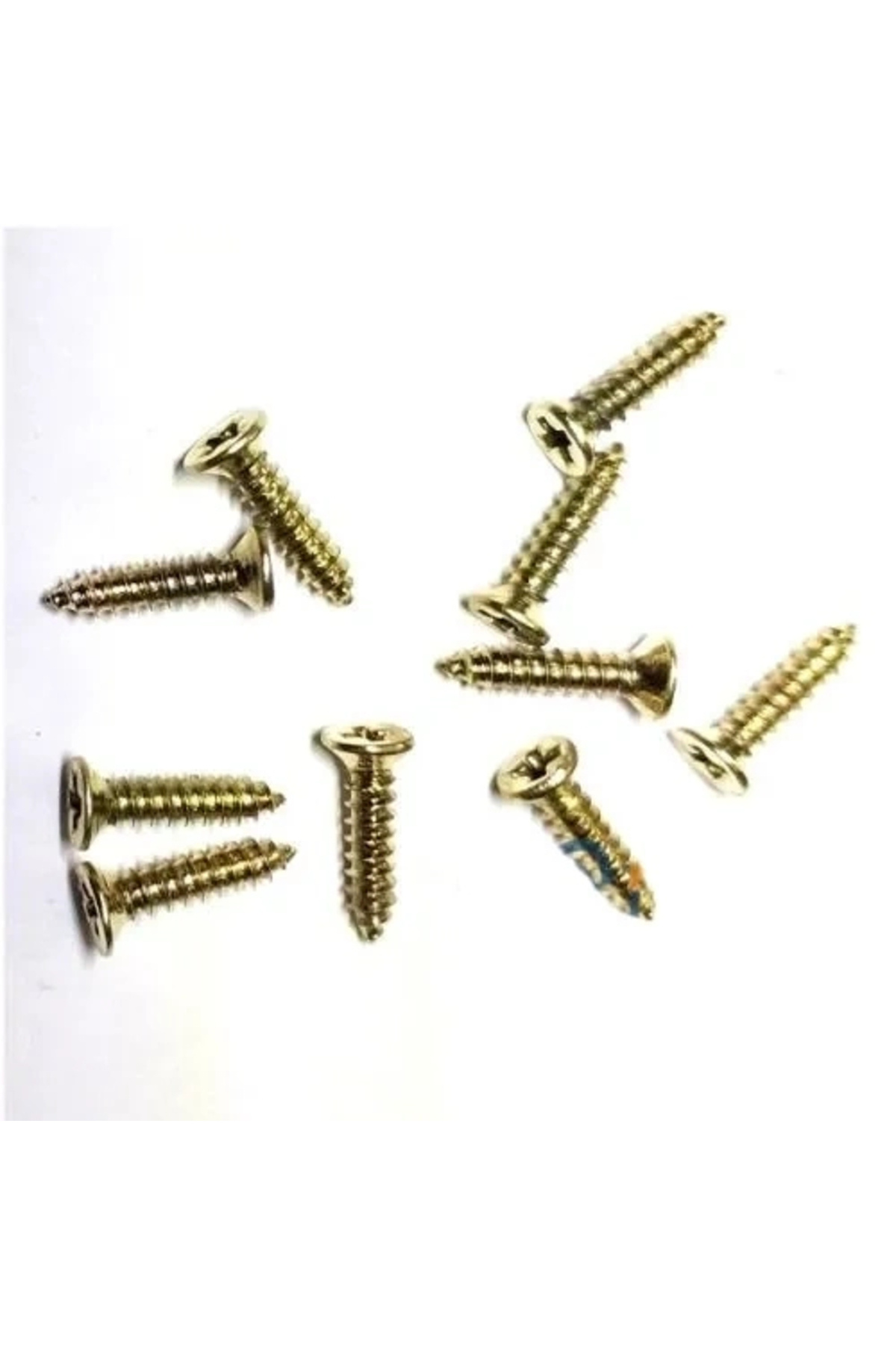 BYDNZ SHOP Klips, Menteşe, Ayak, Ağaç, Sunta Vidası 2,2x9,5mm - Sarı 100 Adet