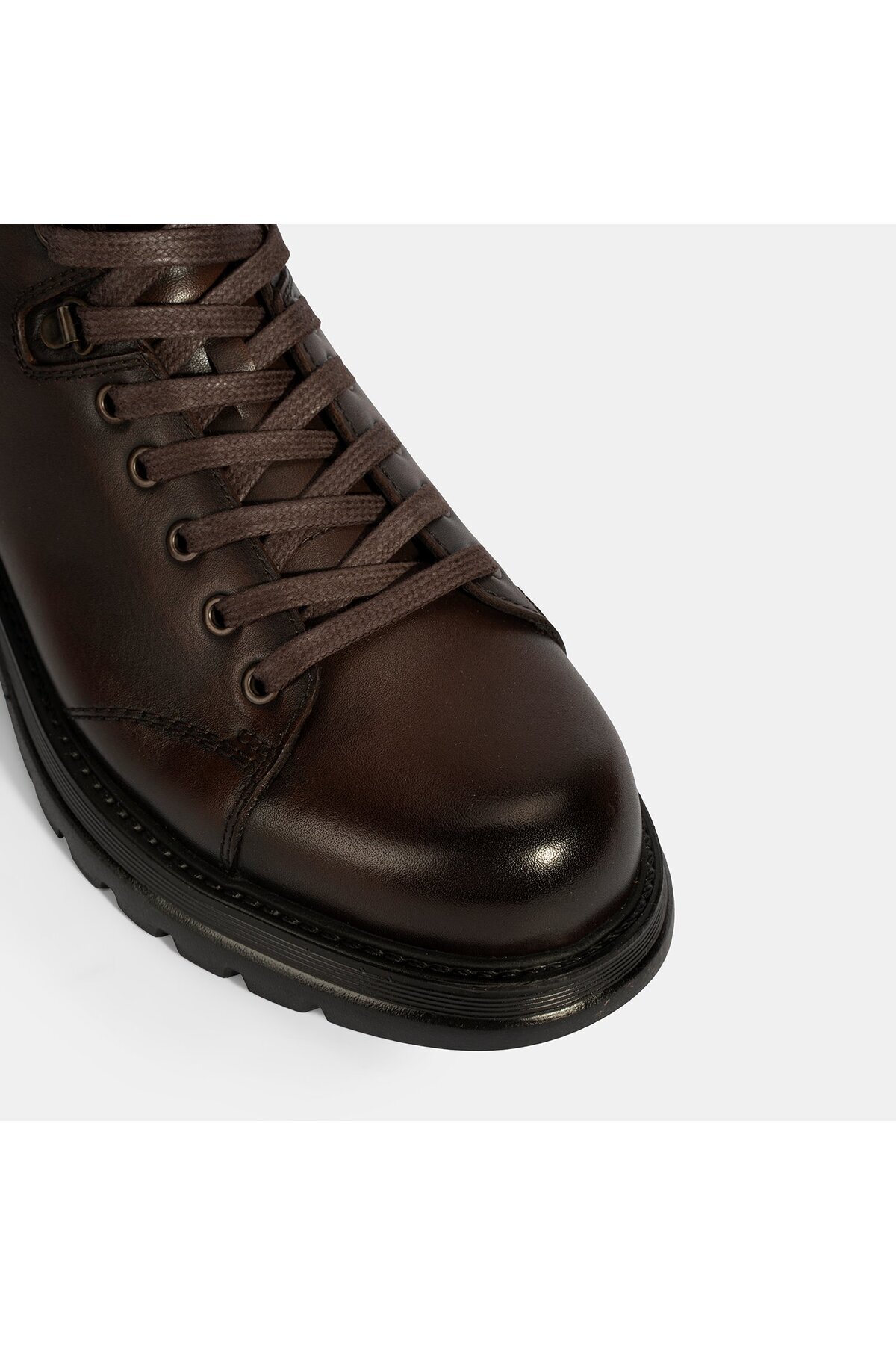 Desa  Erkek Kahve Bağcıklı Deri Bot - Görsel 6