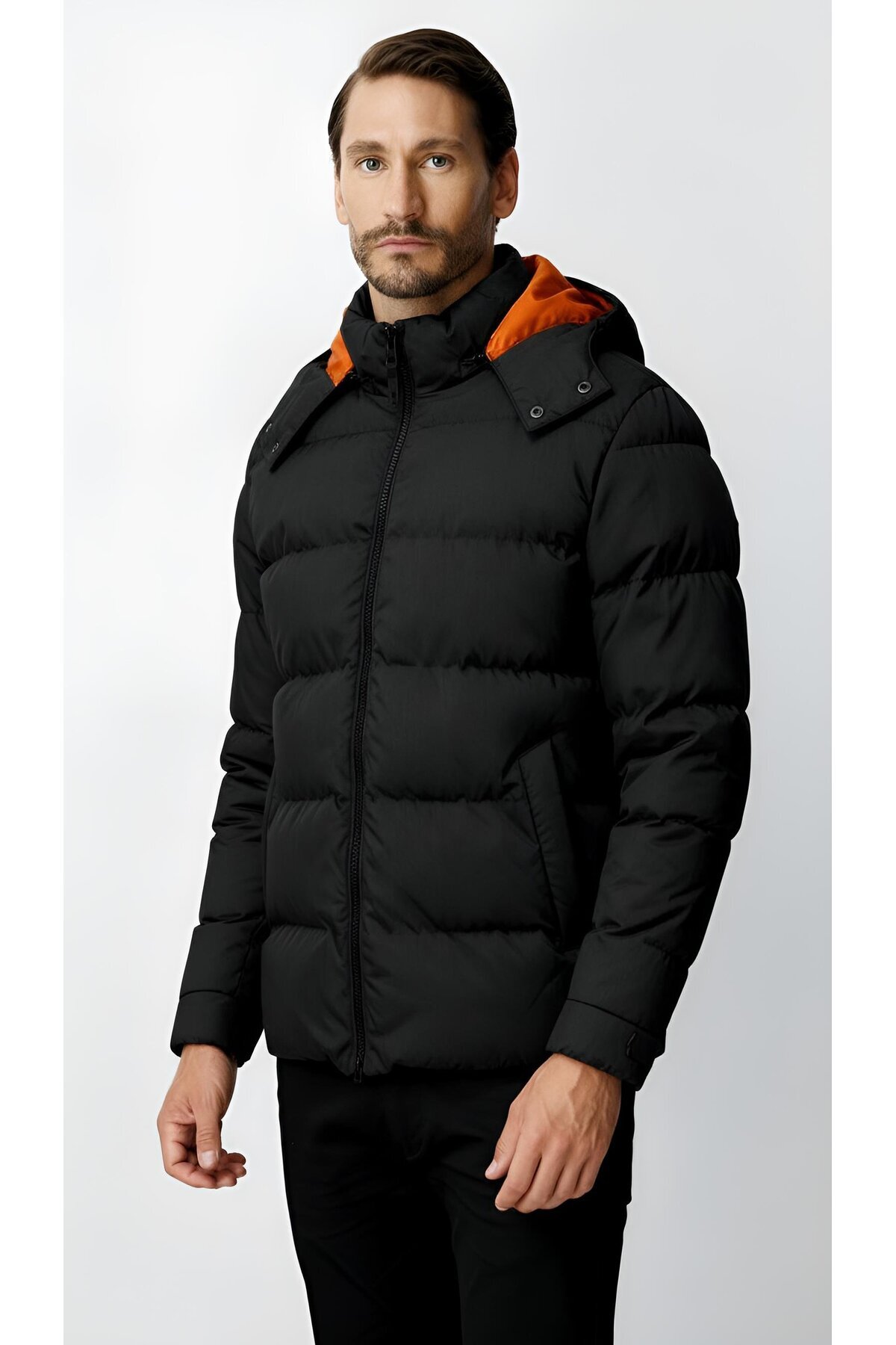  کاپشن مردانه مشکی استاندارد STD