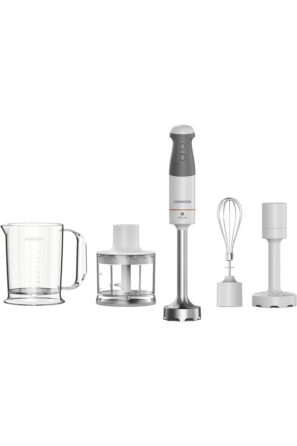 Yıldızan TriXL El Mikseri Seti HBM40.306WH - TriPatentli 3 Açılı Bıçak Sistemi, 0,5 Lt Kapasiteli Doğrayıcı,