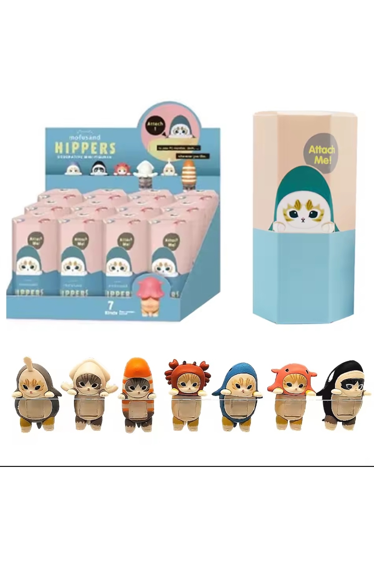 NB market Mofusand hippers kedi yapışkan telefon tablet aksesuarı Sony angel tarz deniz serisi mofusand