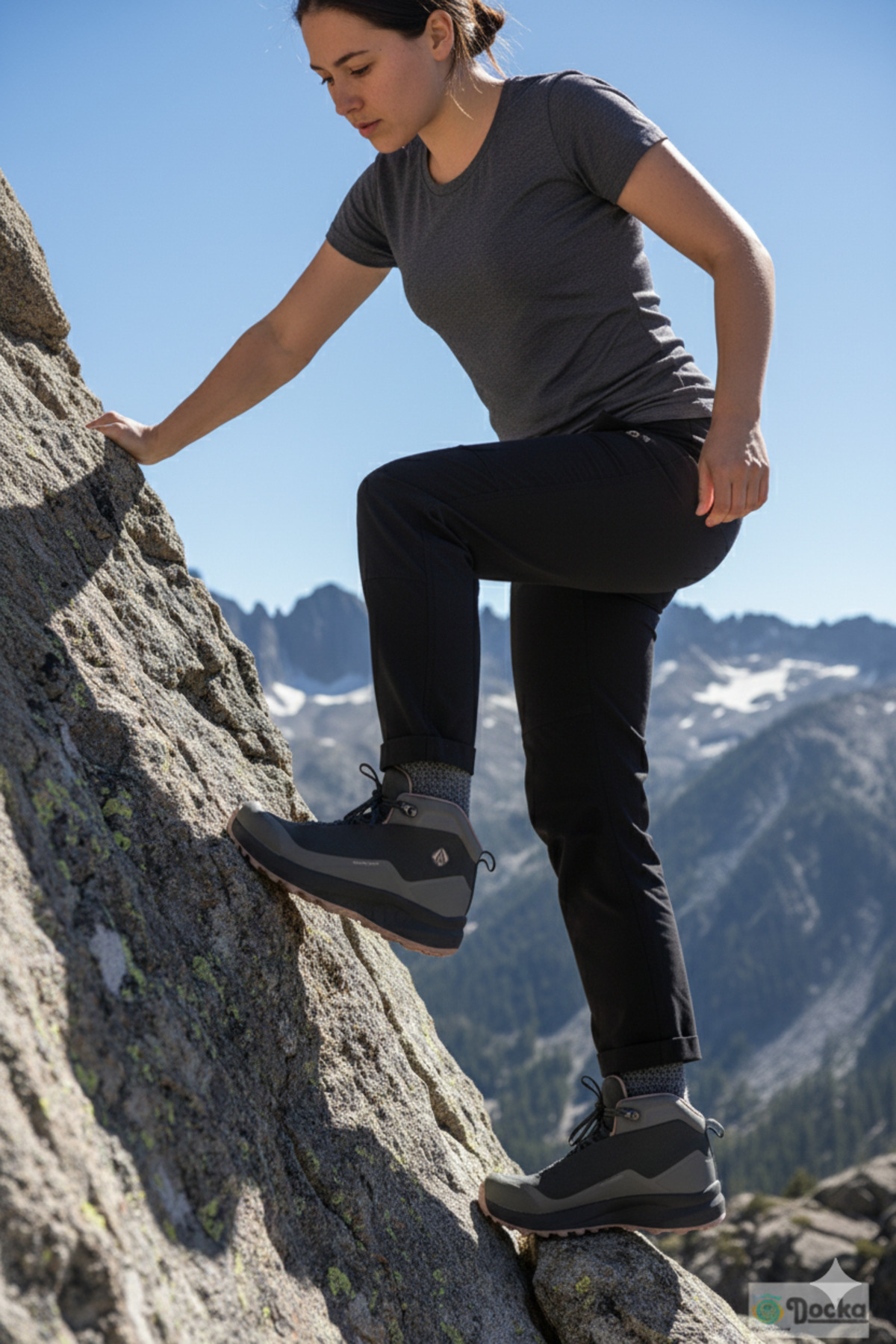 HUMTTO Unisex Ortopedik Su Geçirmez (Waterprof) Kaymaz Taban Trekking-Kar Botu HT5K/B260881A görsel 3