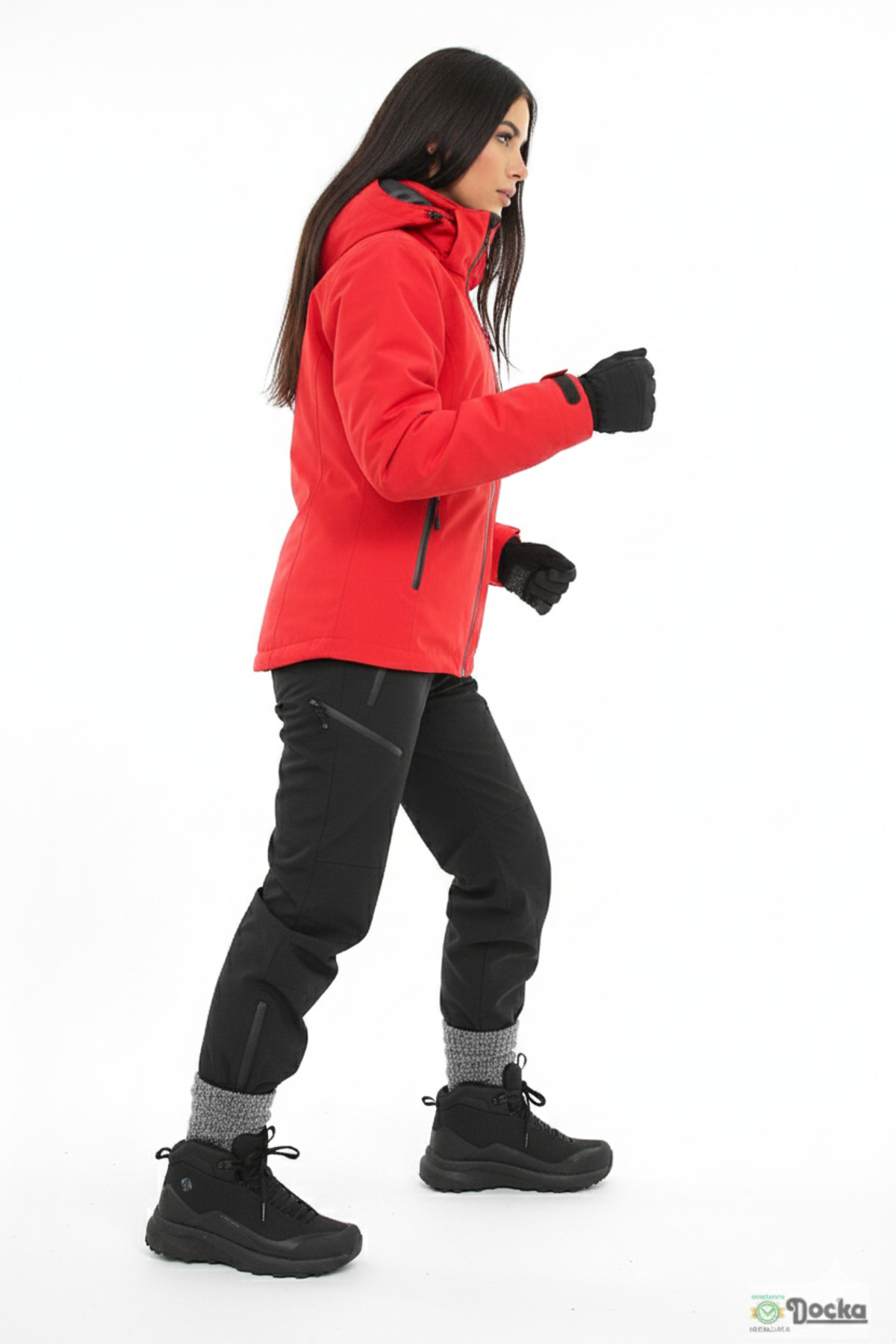 HUMTTO Unisex Ortopedik Su Geçirmez (waterprof) Kaymaz Taban Trekking-kar Botu Ht5k/b260881a görsel 5
