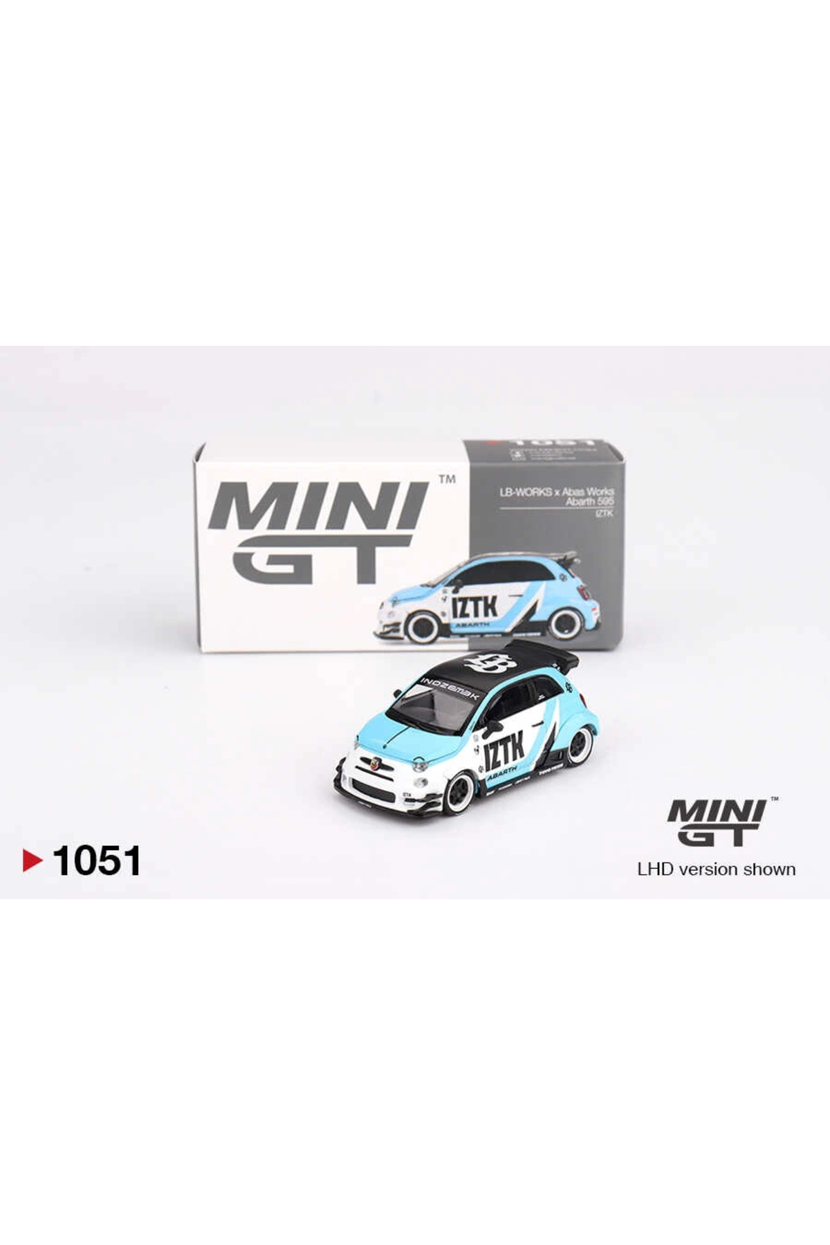 mini gt MGT01051 1/64 Abarth 595 LB-WORKS x Abas Works IZTK