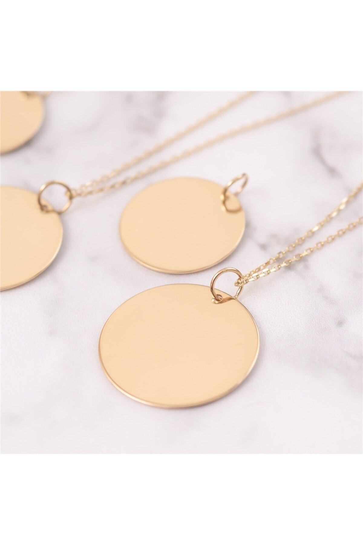 FIRAT KUYUMCULUK 14 AYAR ALTIN PLAKA KOLYE