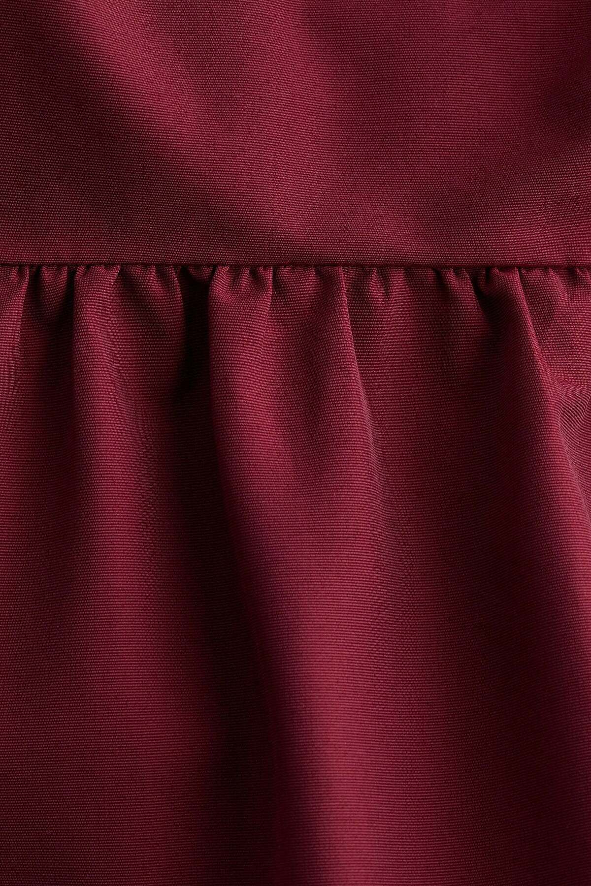 H&M Tie-detail peplum top