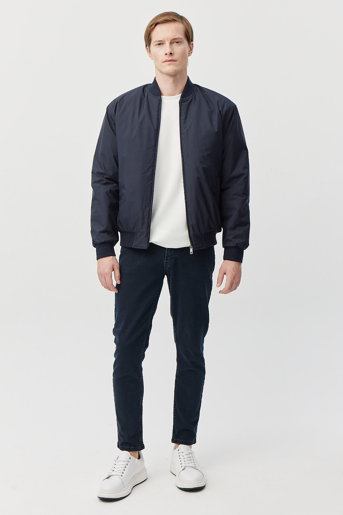 PAULMARK Erkek Bomber Mont görsel 5