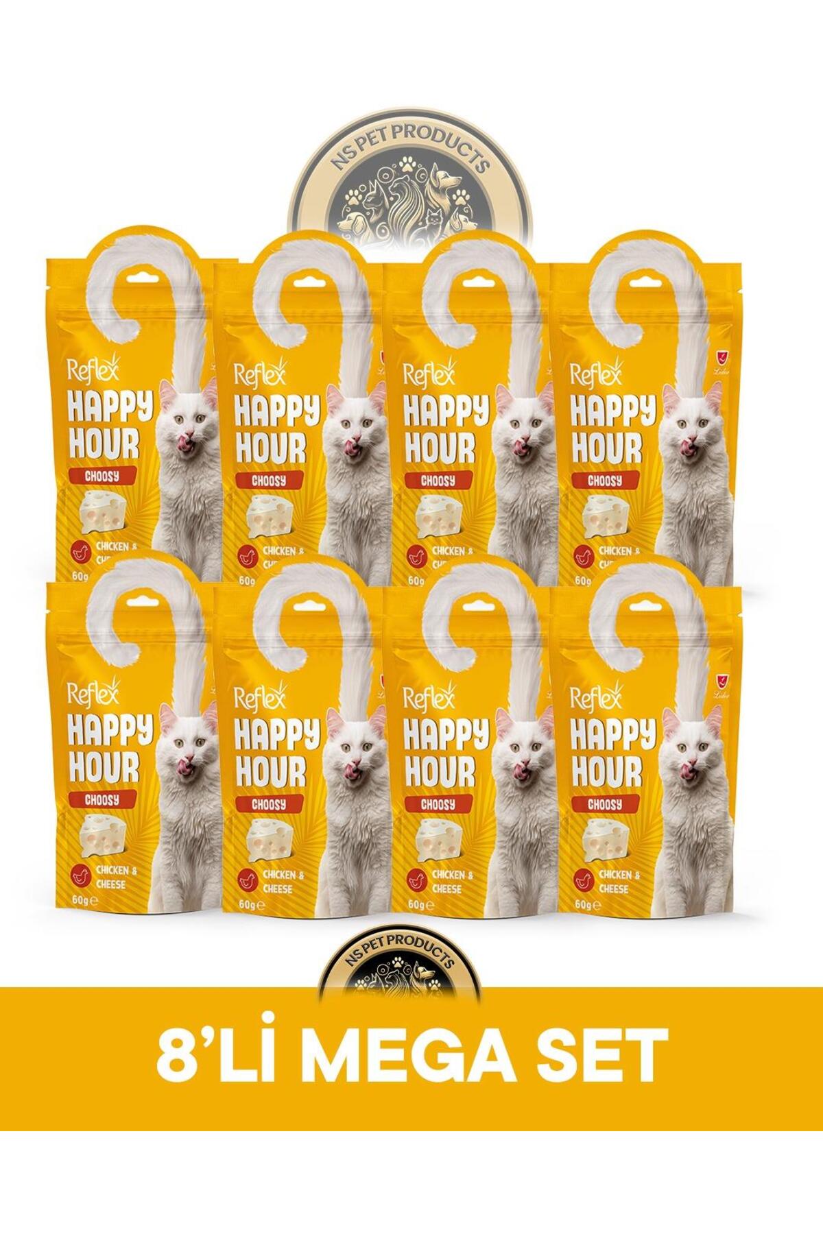 Reflex Mega Reflex Plus Happy Hour 8'li Kedi Maması Mega Set 7 / 8x60gr - Fiyatı ...