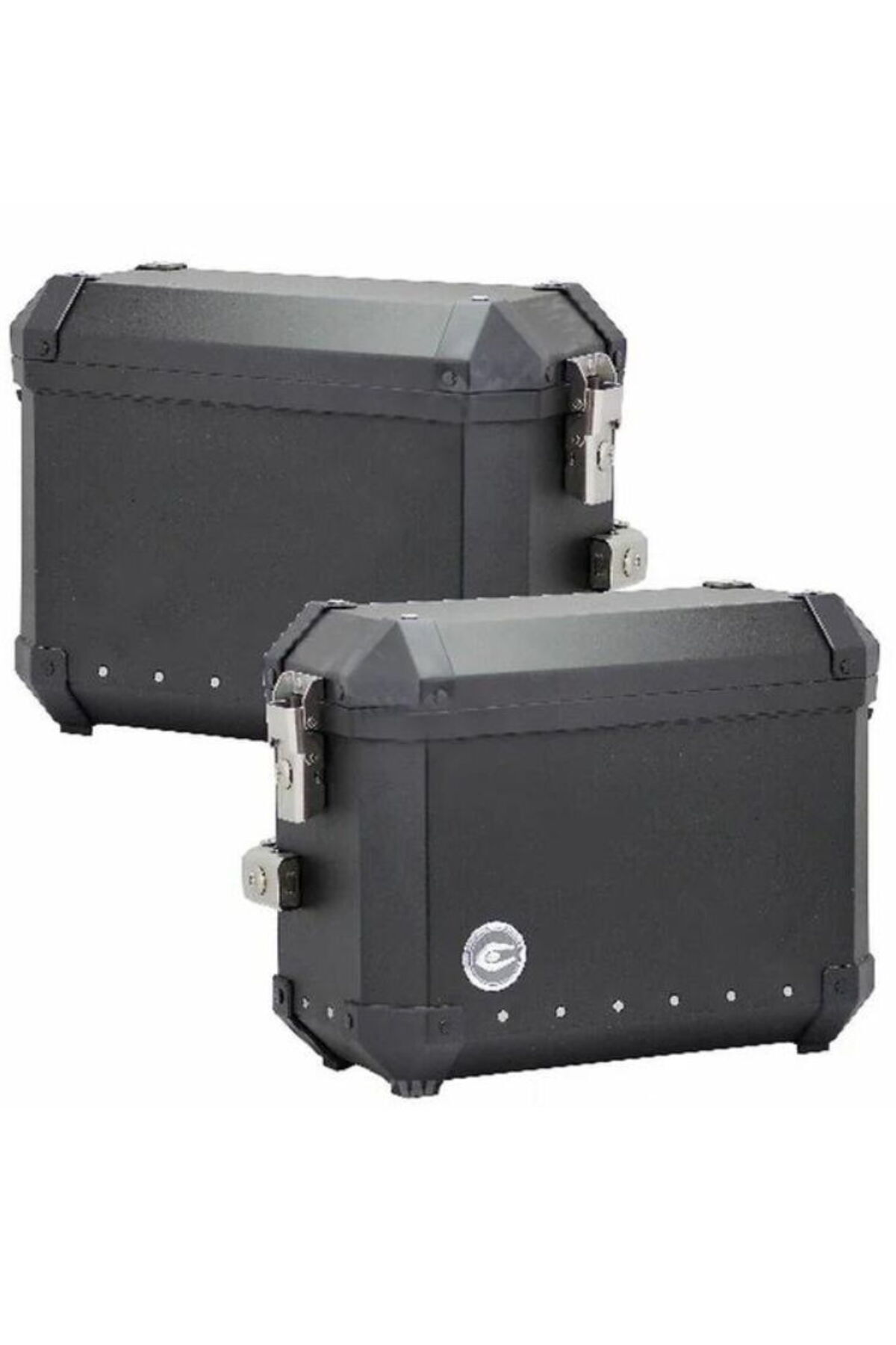 Coocase ALÜMİNYUM YAN ÇANTA 36L TAKIM (SİYAH)