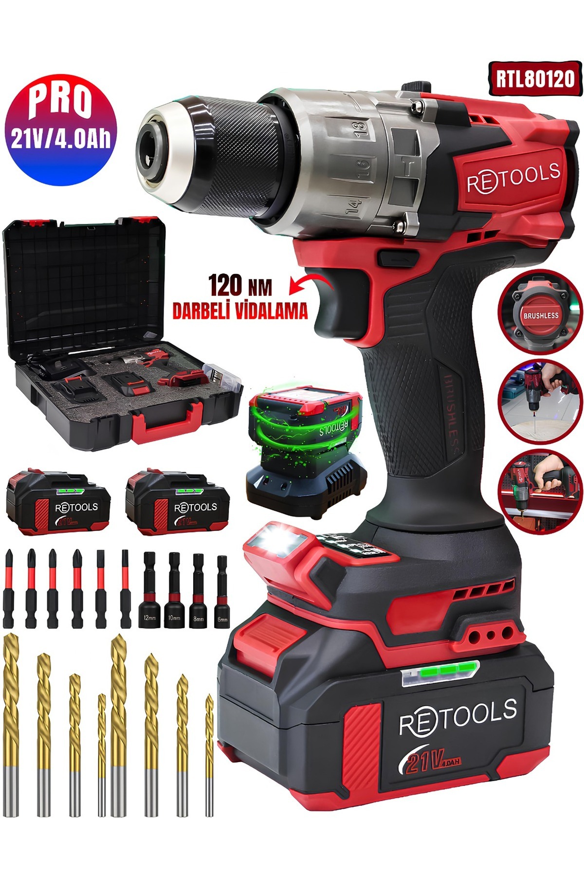 RETOOLS BORDO 120 NM VİDALAMA