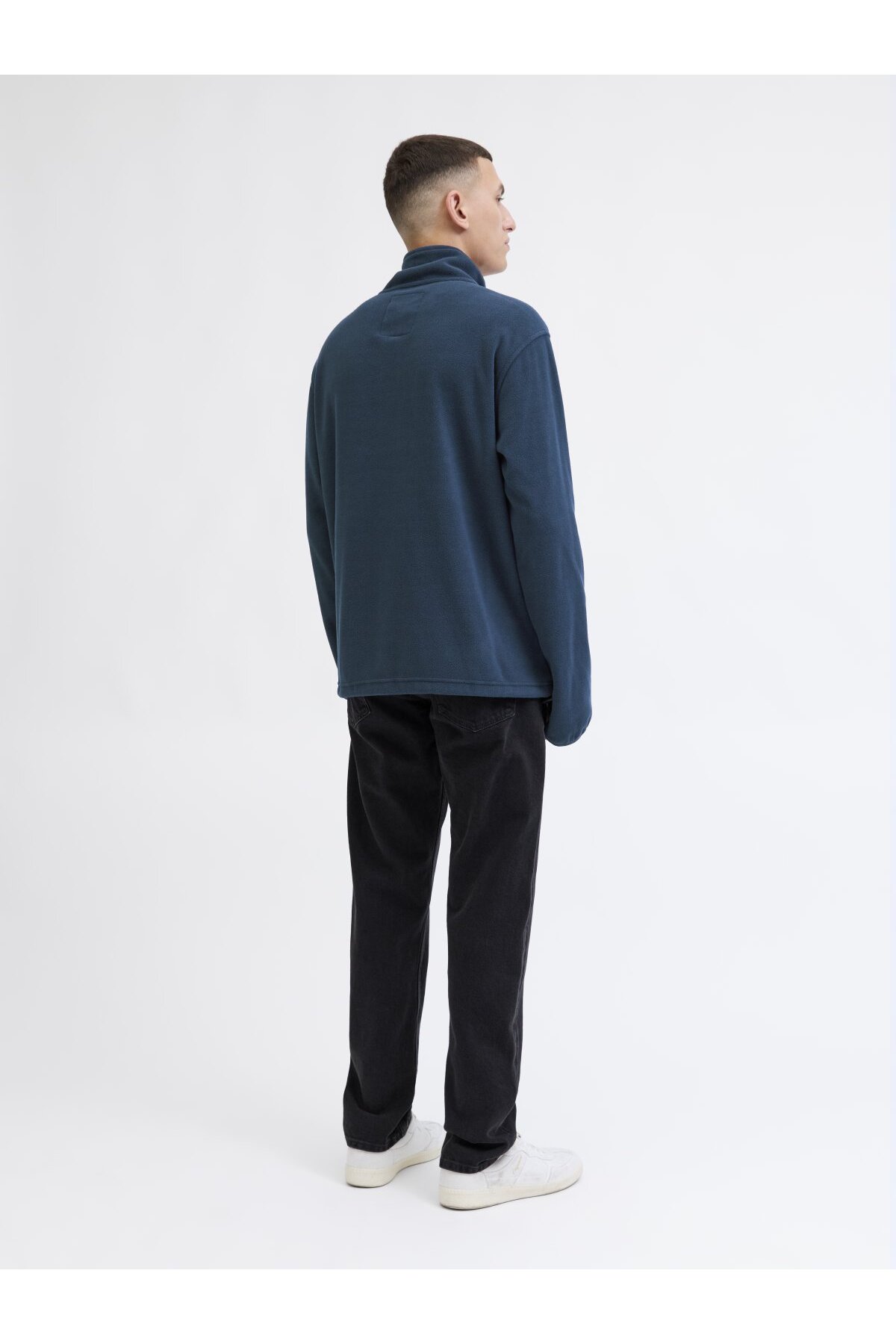 Jack & Jones JJAples YArım Fermuarlı Polar 12284828 görsel 4