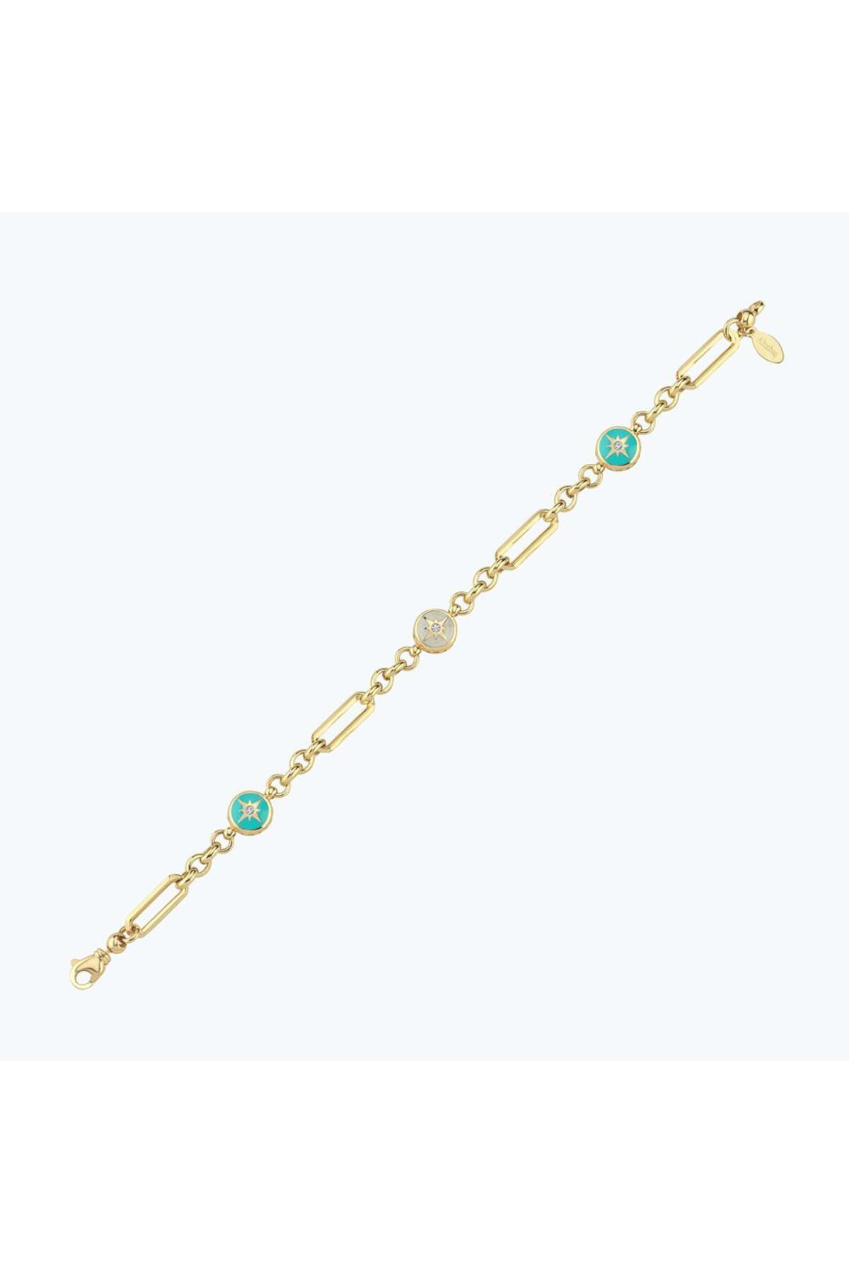 Altınbaş Altın Kutup Yıldızı Zincir Bileklik