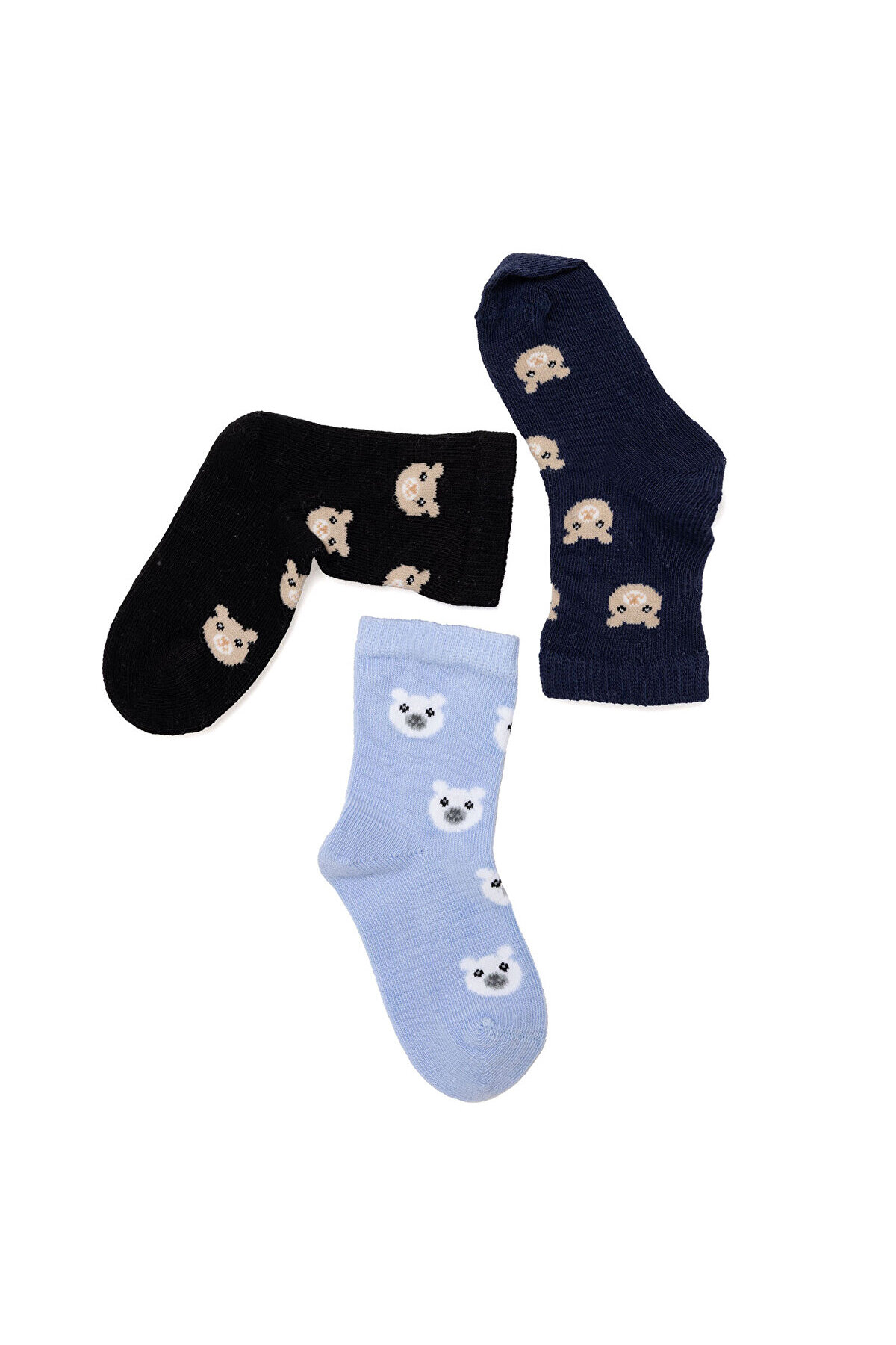 ebebek Hello Baby HelloBaby Erkek Bebek 3lü Soket Çorap fotoğrafı 3 (önizleme)