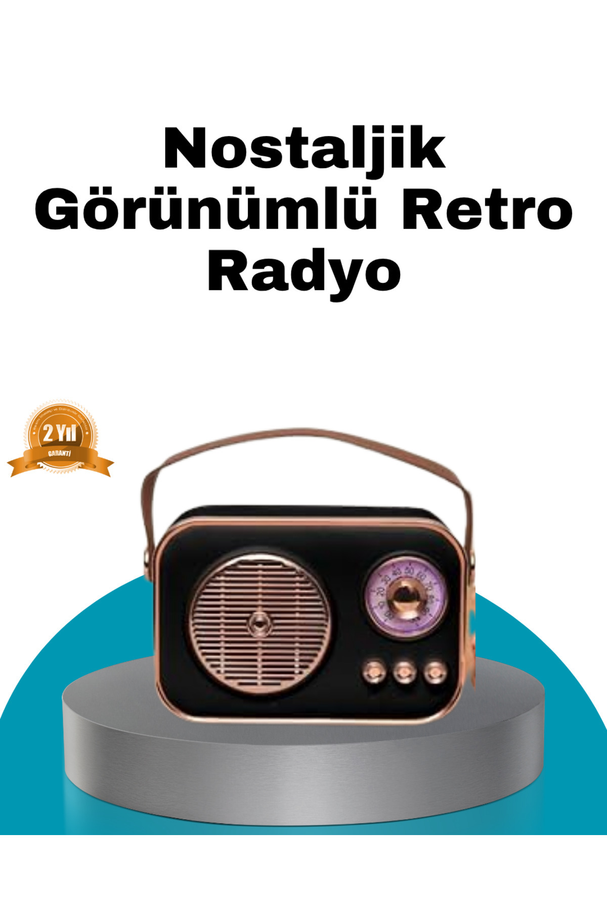 LTG Nova Retro Tarz Kablosuz Radyo – Bluetooth Usb Ve Tf Kart Girişli