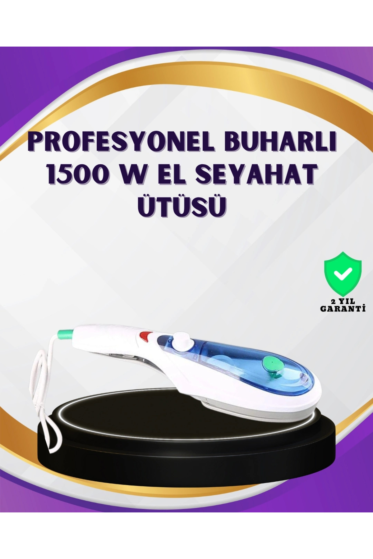 shopwave 1500W Buharlı Ütü | Ev ve Seyahat Kullanımı İçin Uygun
