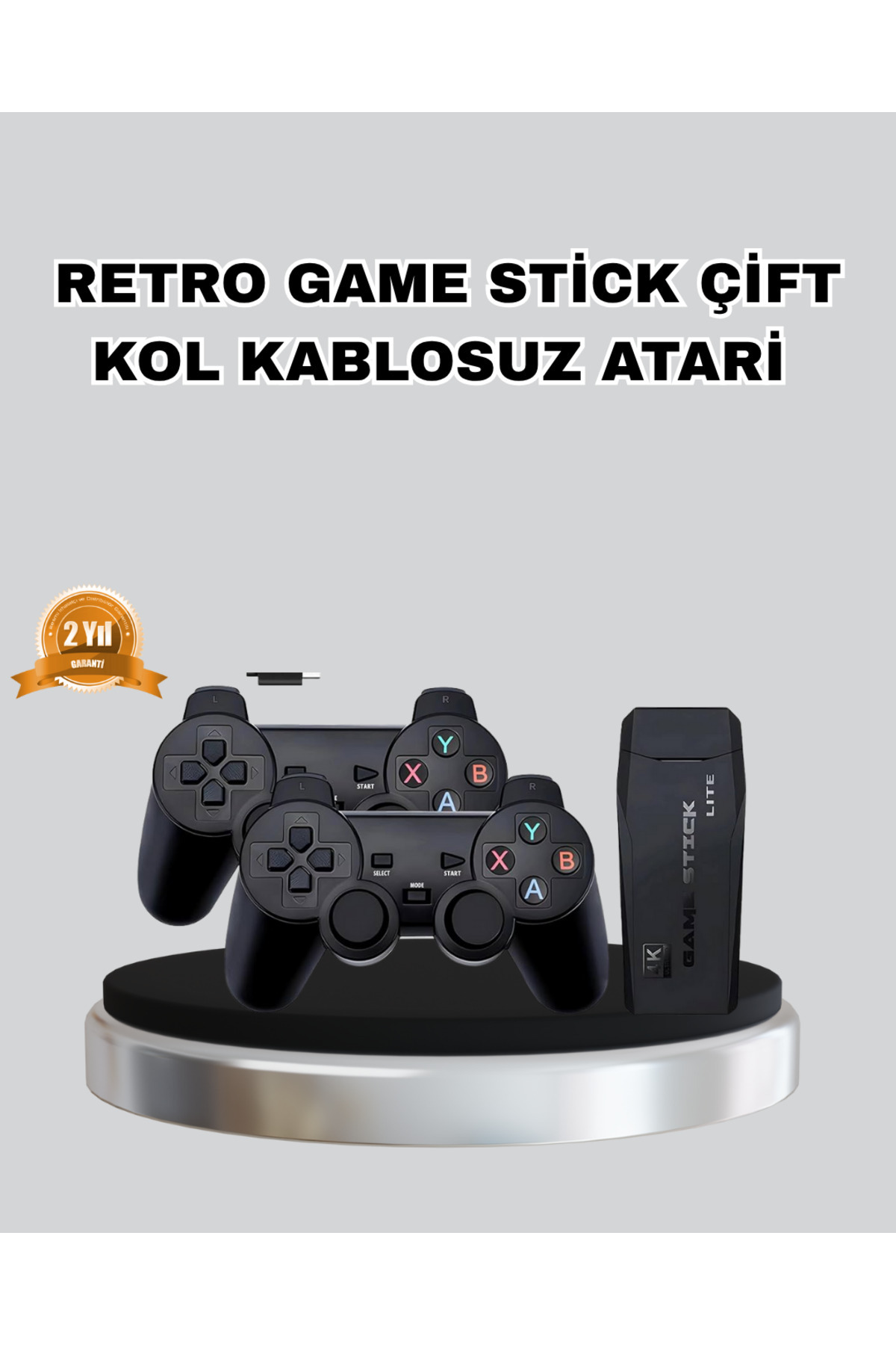 ZERO LAND TECHMRT 2.4G Kablosuz Mini Oyun Konsolu Taşınabilir ve (74349) Şık Tasarım