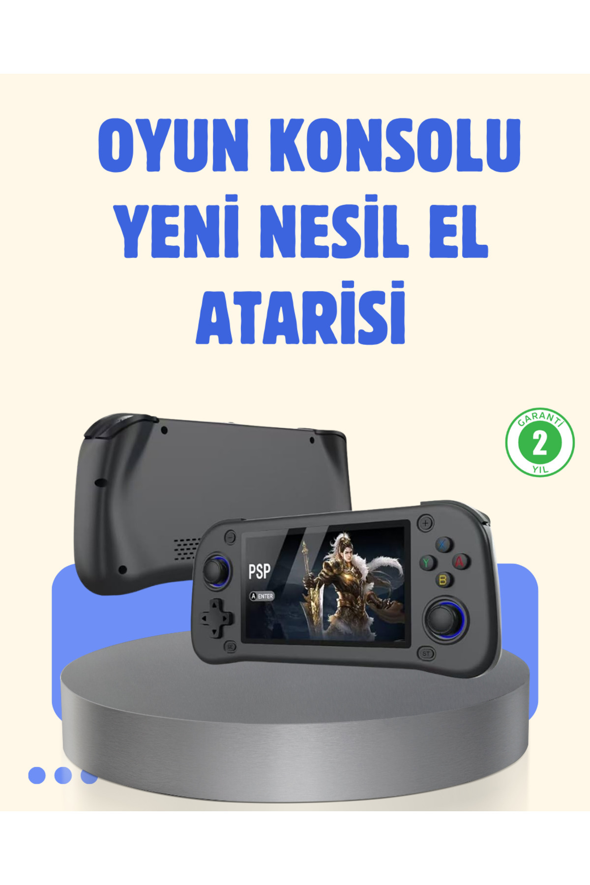 ZERO LAND TECHMRT 4.3 İnç IPS Ekranlı Taşınabilir Oyun Konsolu 64GB (94734) 10000 Oyun