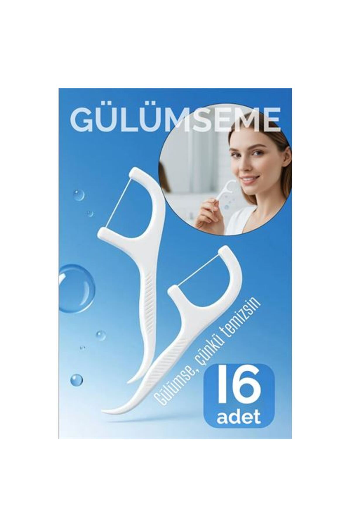 Skygo Kürdanlı Diş Ipi 16’lı Paket, Pratik ve Hijyenik Ağız Bakım Aracı