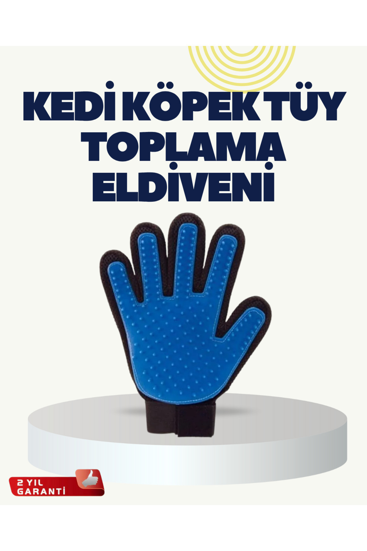 Windora Yumuşak Silikonlu Kedi ve Köpek Tüy Toplama Eldiveni – Masaj Etkili Tüy Dökülme Önleyici