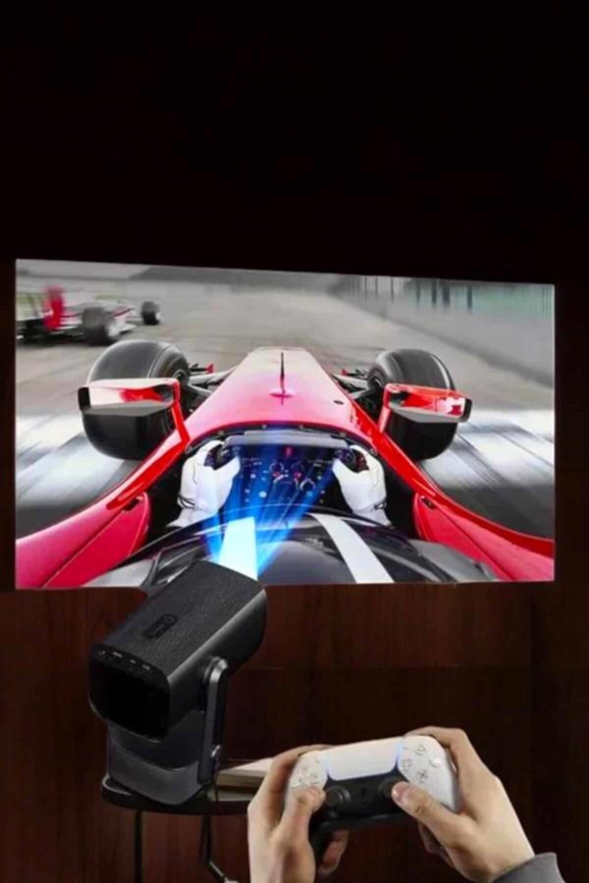 Flamex Taşınabilir Sinema Oyun Projektörü Akıllı Projeksiyon Android 11